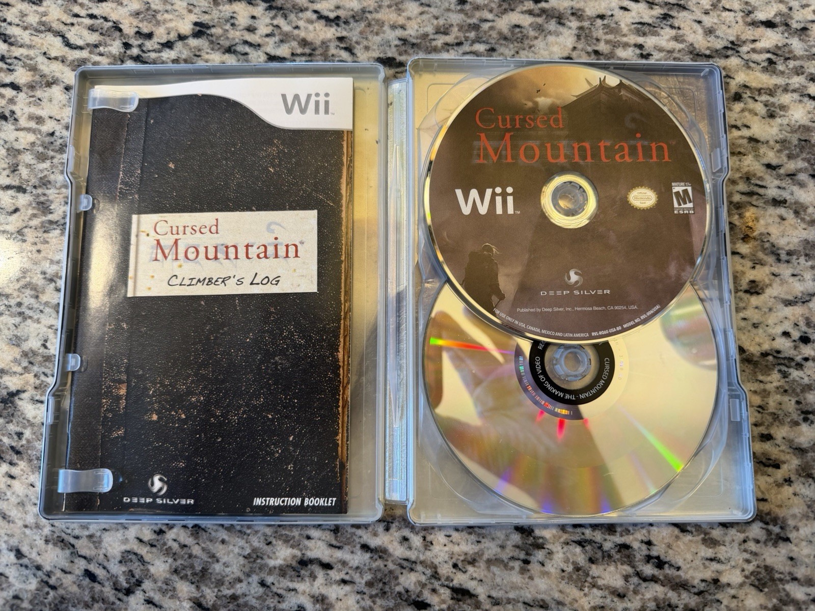 Cursed Mountain Limited Edition Steelbook / Nintendo Wii / CIB / Clean / Read