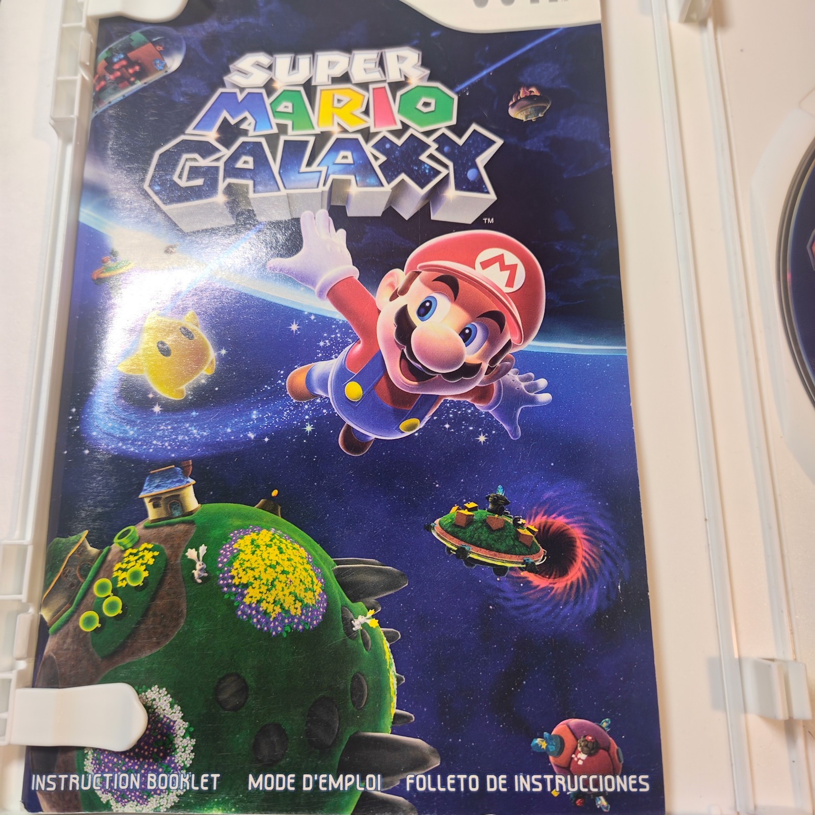 Super Mario Galaxy Nintendo Wii Complete