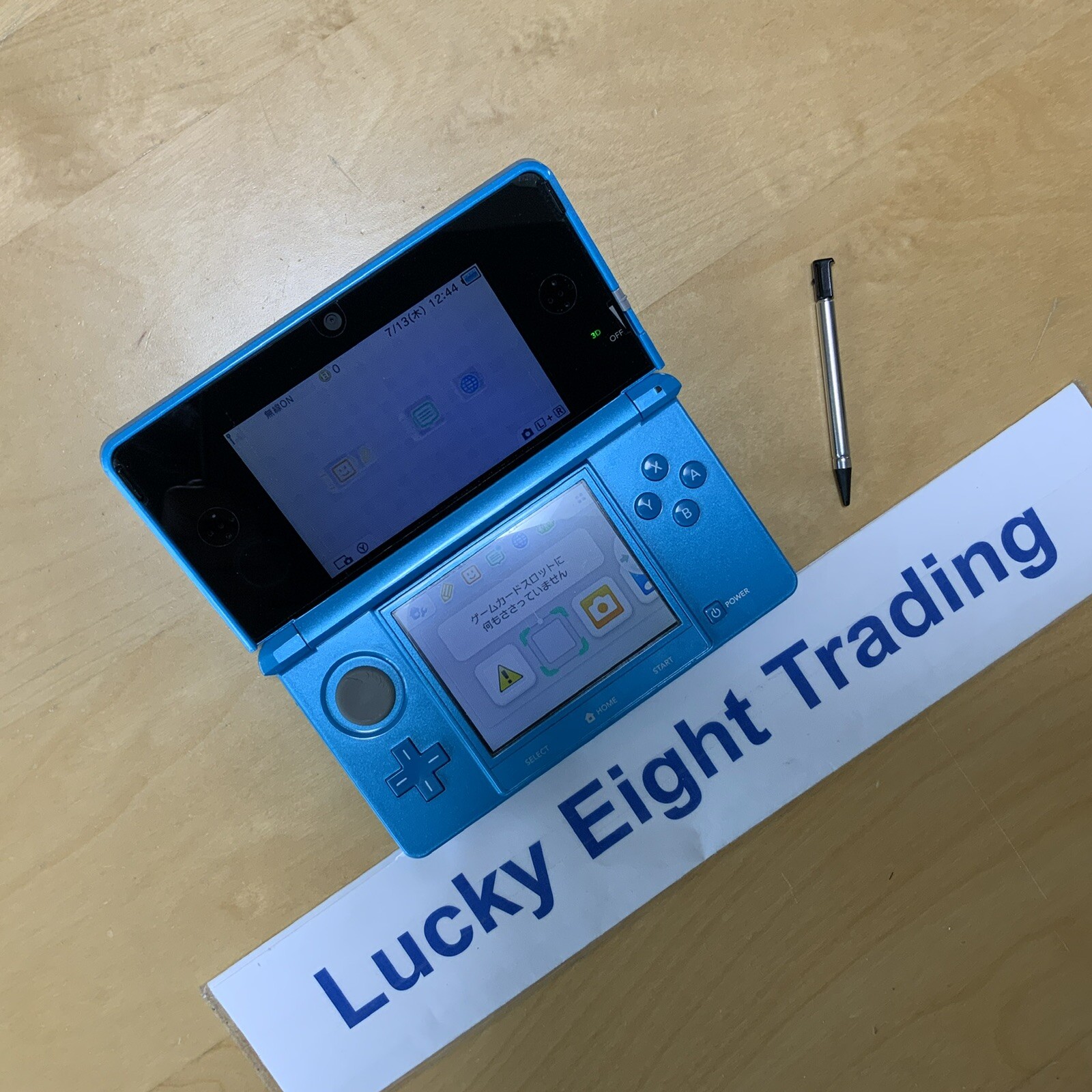 Nintendo 3DS Light Blue Console Stylus Japanese ver [H]