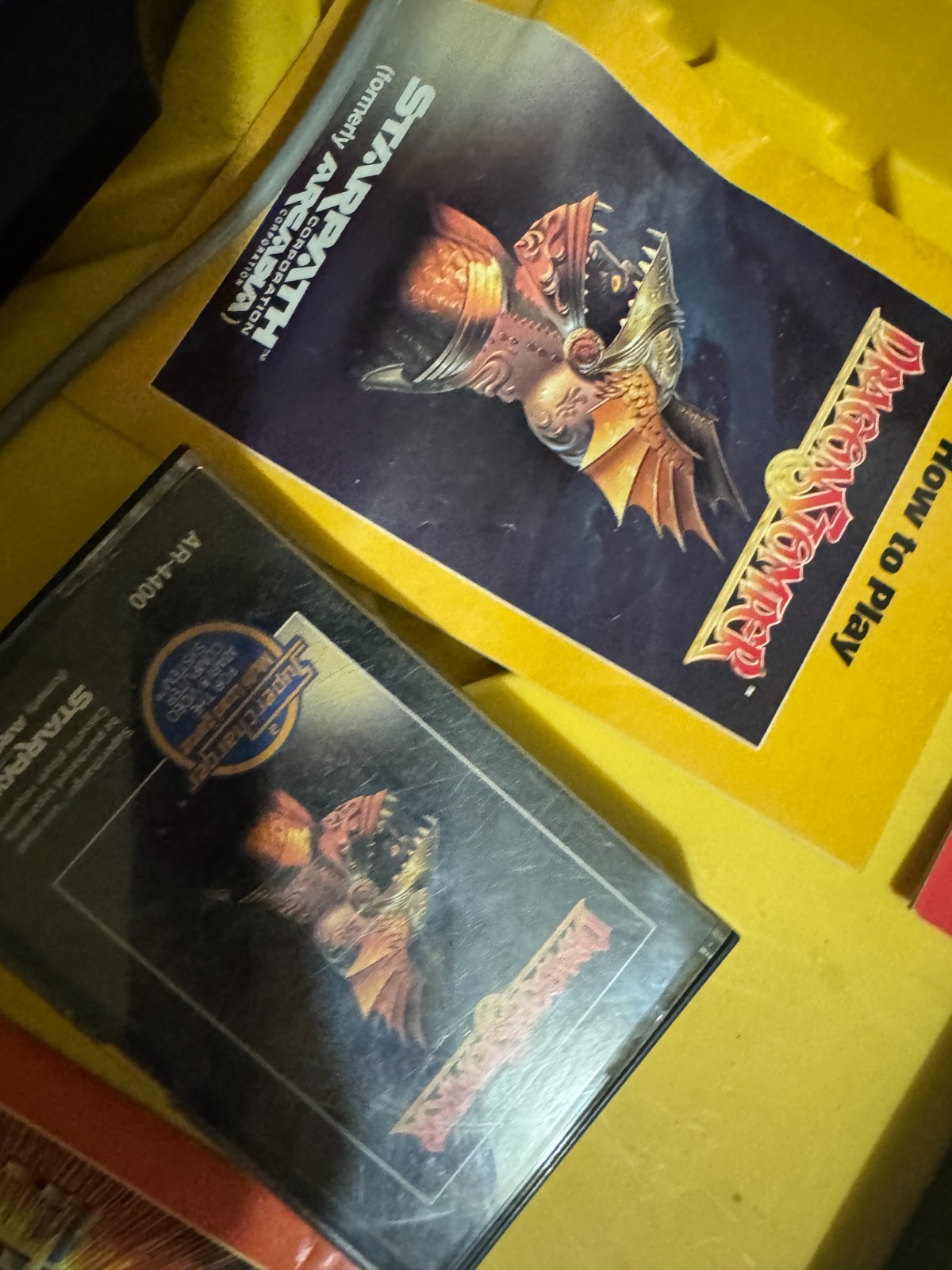 Vtg Supercharger Starpath Arcadia Atari VCS 8 Cassette Tapes Adapter Game UT
