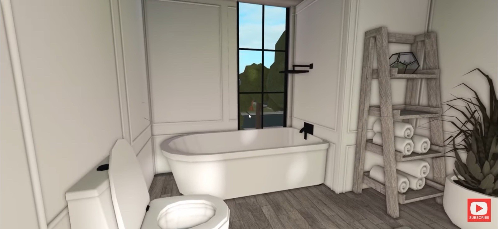 MODERN FAMILY FARMHOUSE BLOXBURG.CHECK DESCRIP.FAST BUILDER FOR CHEAP PRICE