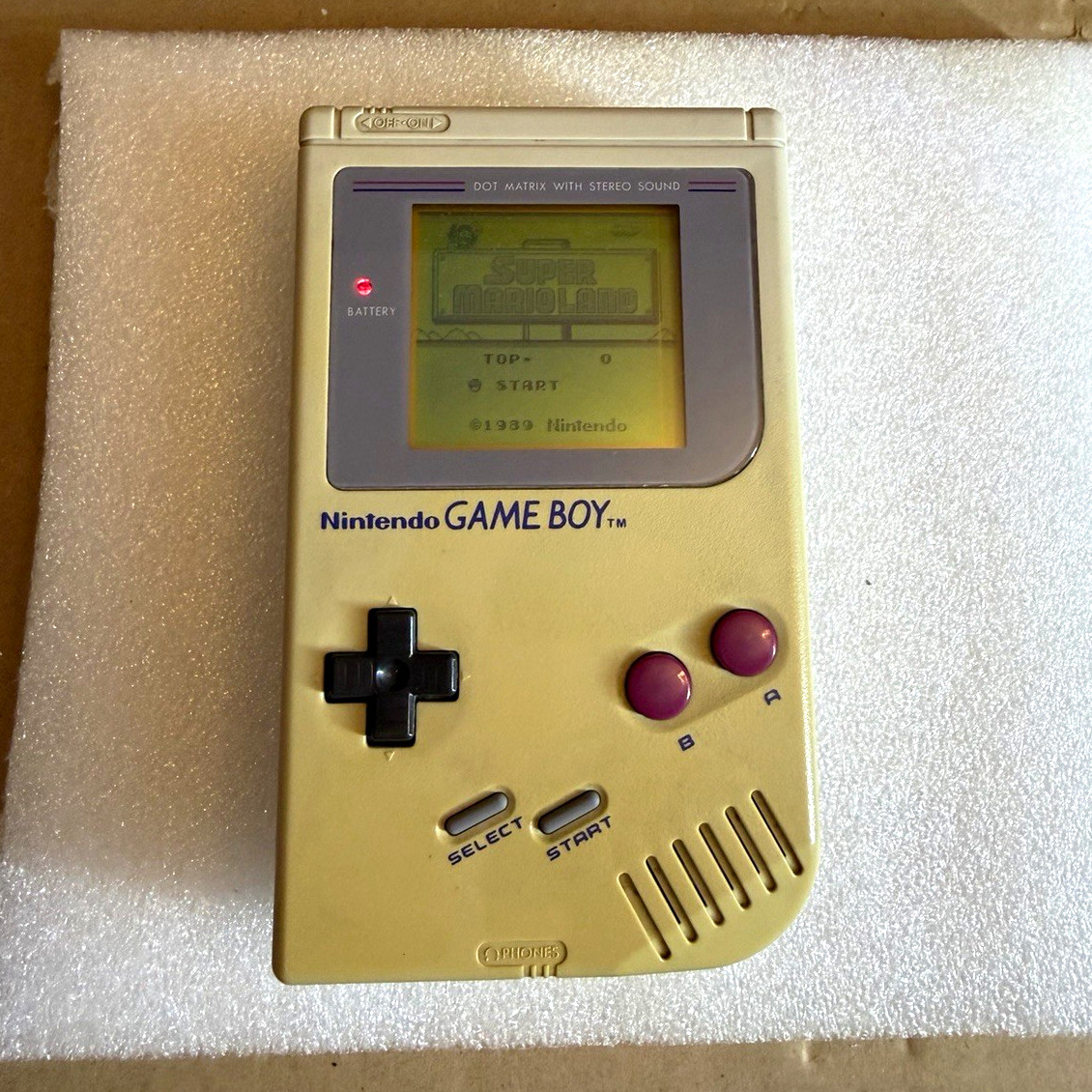 Nintendo Game Boy Original DMG-01 – Tested – Very Good Condition W Super Mario