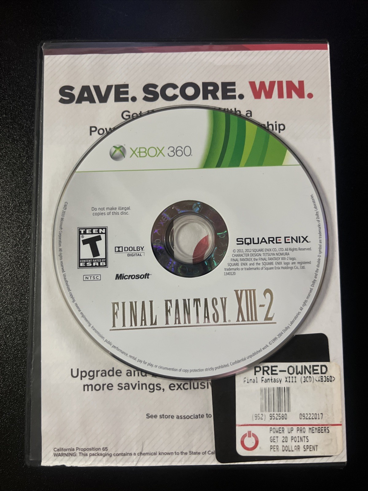 Final Fantasy XIII-2 – Microsoft Xbox 360