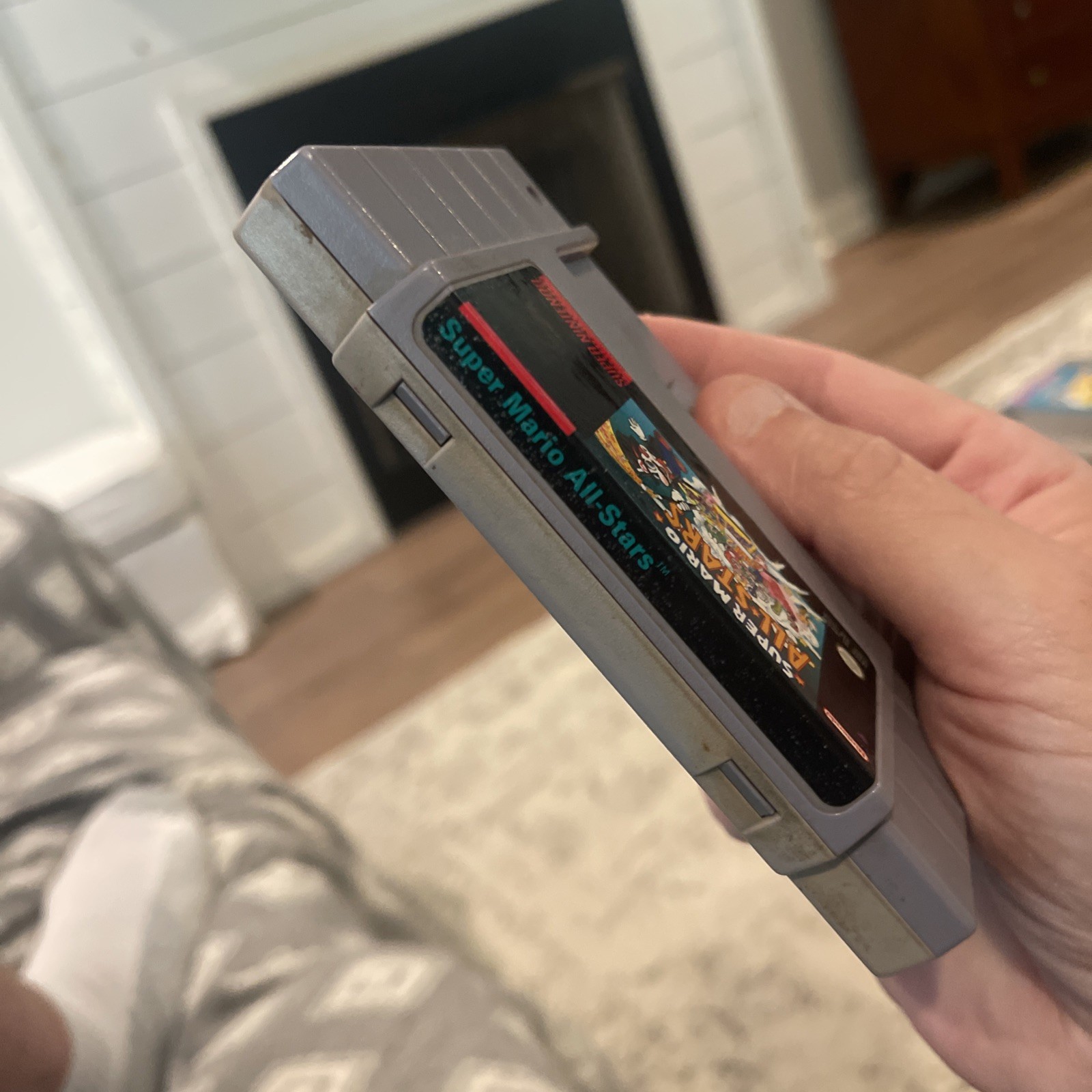 Super Mario All-Stars Super Nintendo Cartridge + Manual Tested Works Free Ship