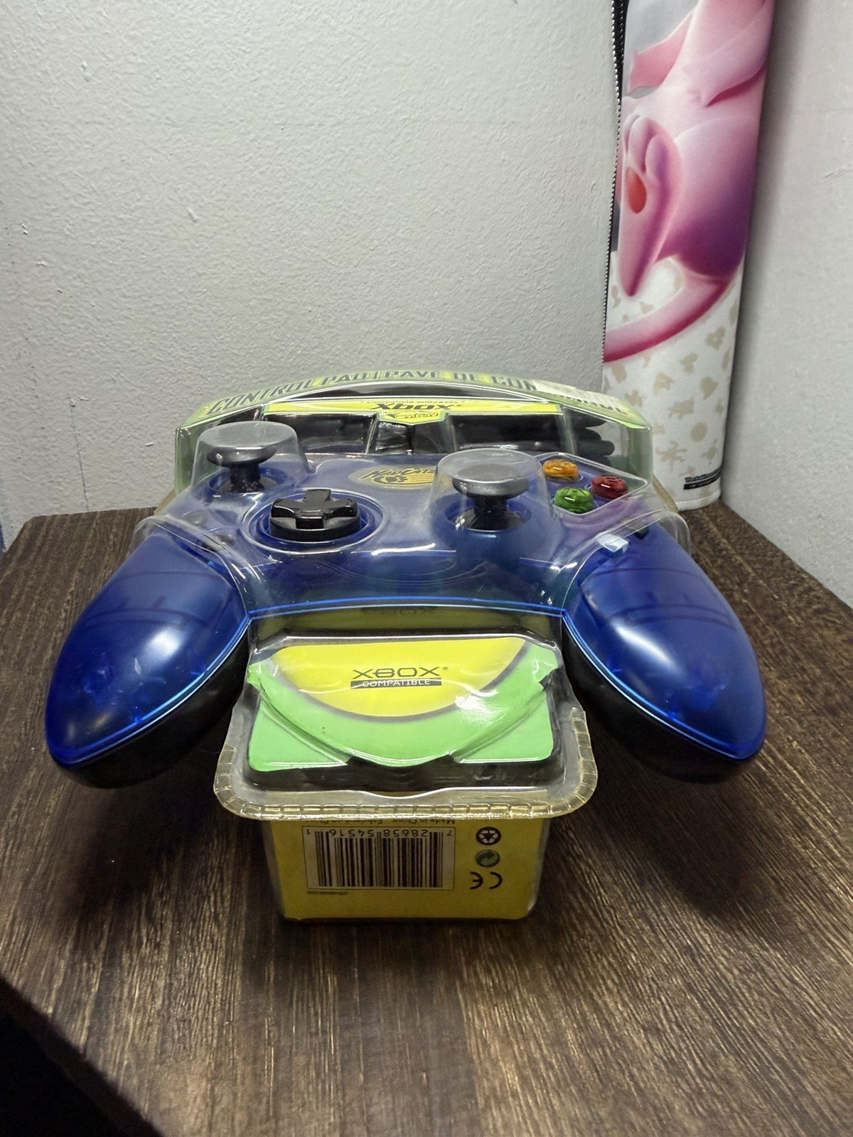 Mad Catz Original Xbox Controller NEW SEALED Clear Blue Control Pad Compatible