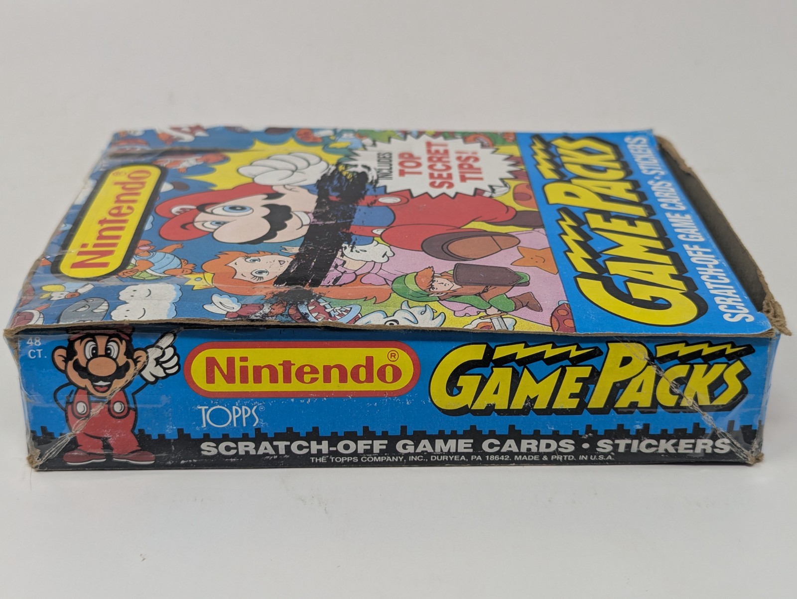 Vintage Topps Nintendo Game Packs Trading Card – Rare