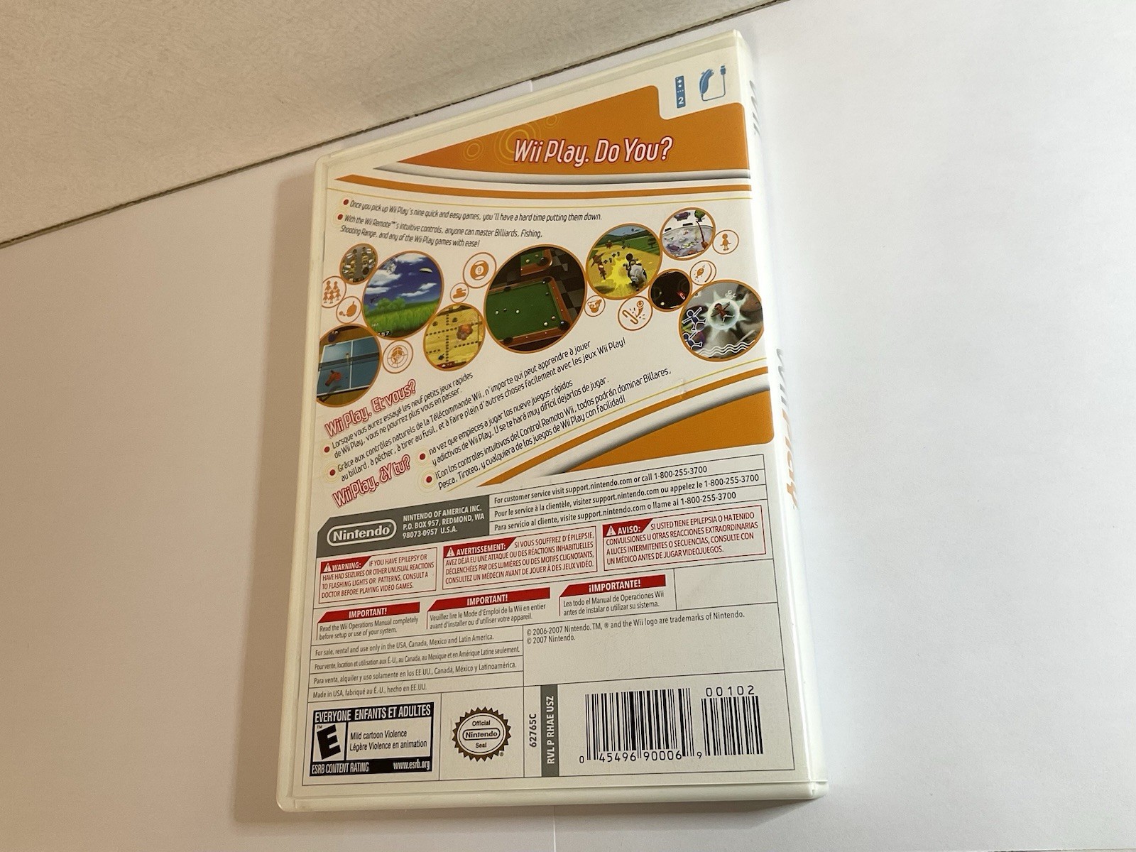 Nintendo Wii (2007) Wii Play — CIB TESTED WORKING