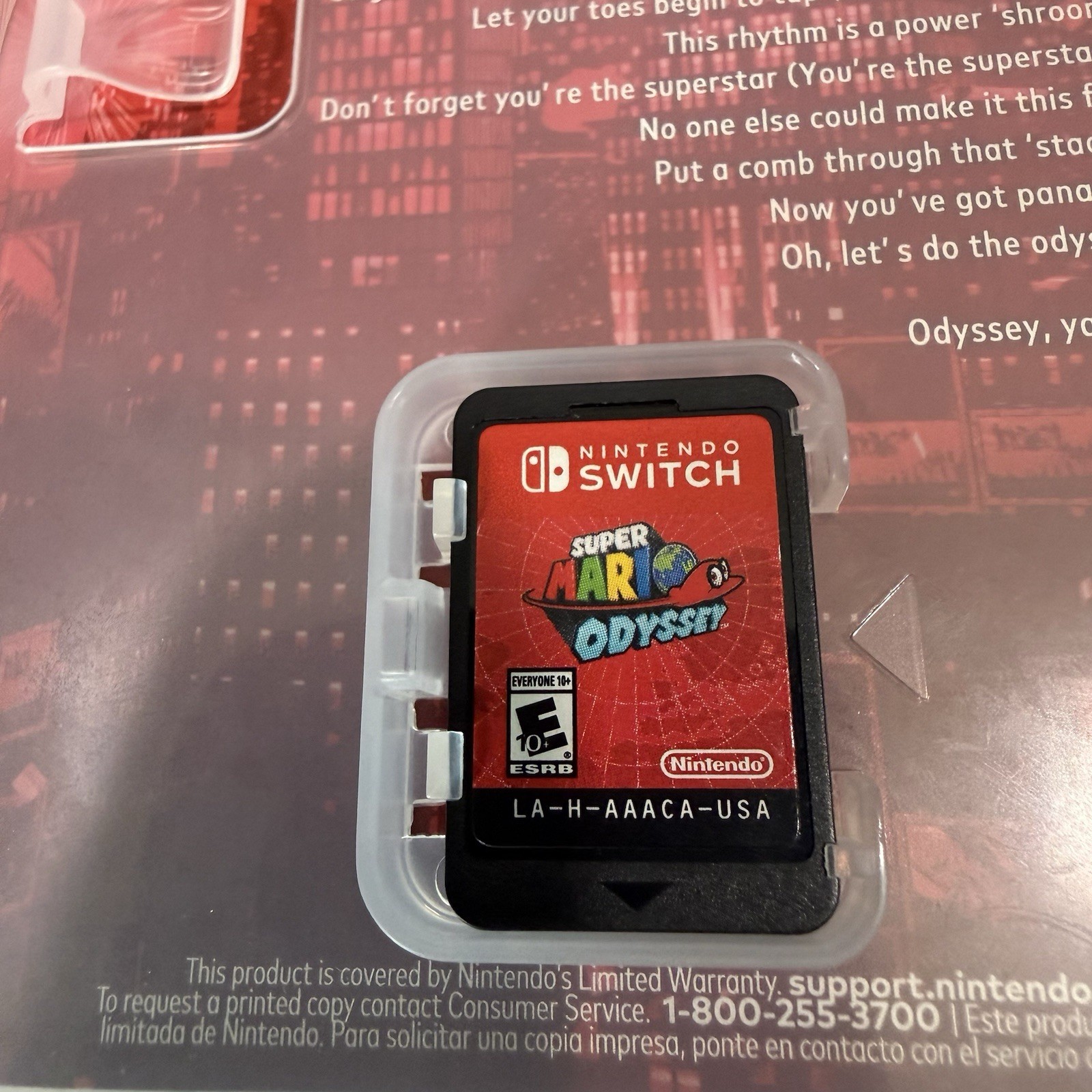 Super Mario Odyssey Nintendo Switch 2017 Complete w/ Case Tested Authentic