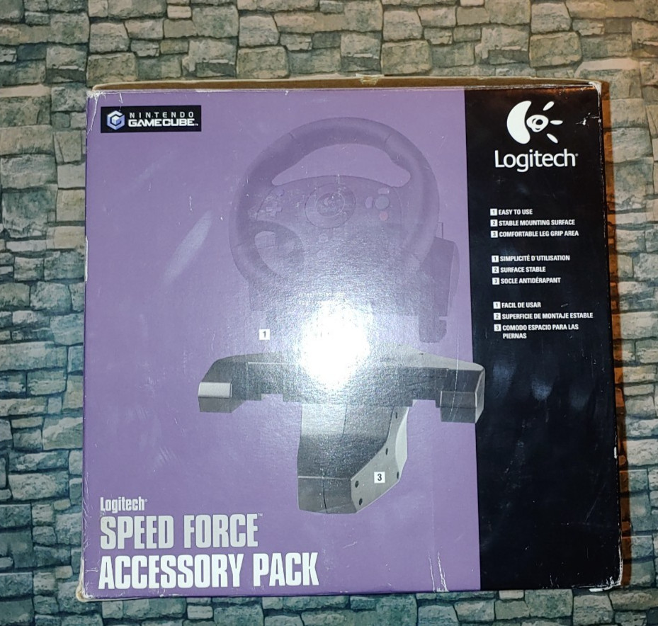GameCube Logitech Force Feedback Wheel & Accessory Pack Very Good Condition