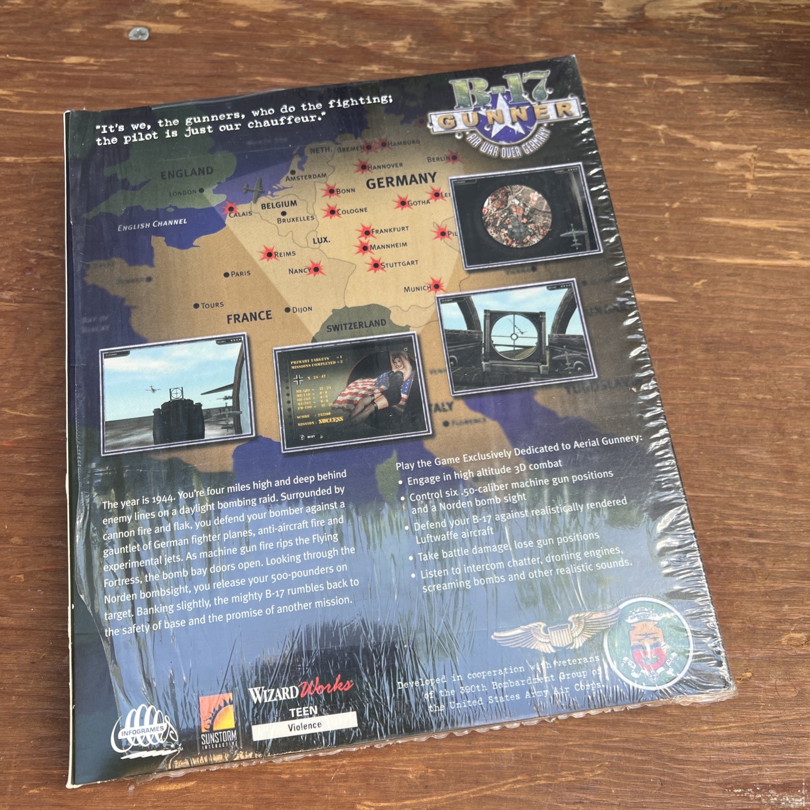 B-17 Gunner: Air War Over Germany (PC, 2001) Brand New!
