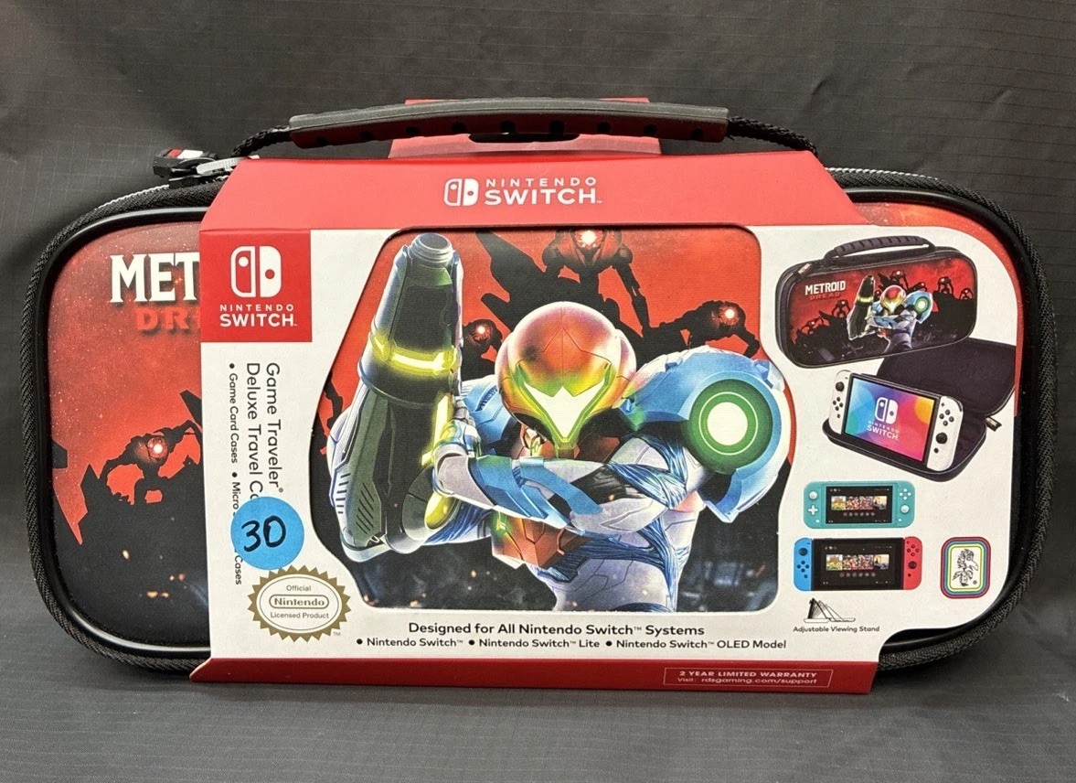 Metroid Dread Nintendo Game Traveler Nintendo Switch Hard Shell Case and Stand