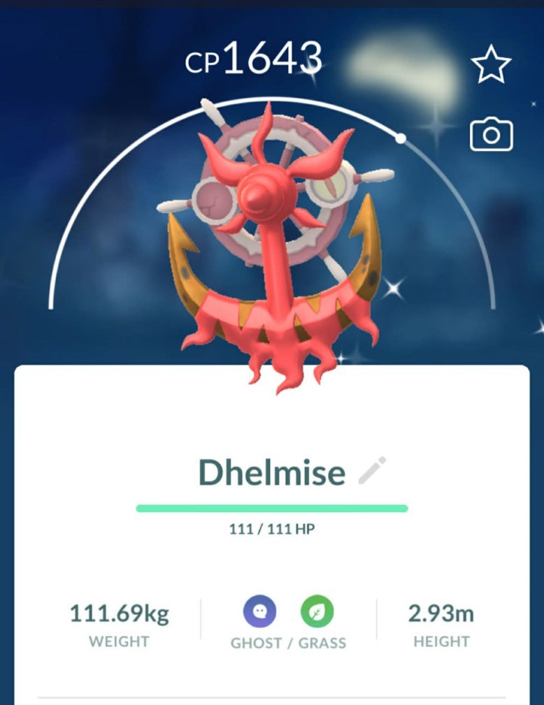 Shiny Dhelmise – Read Description