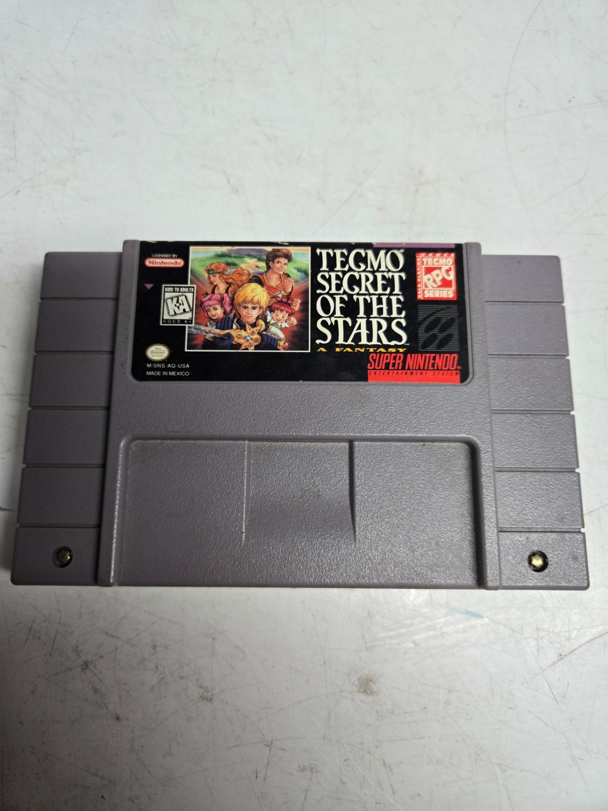 Tecmo Secret of the Stars SNES Super Nintendo Video Game 1992 Mexico