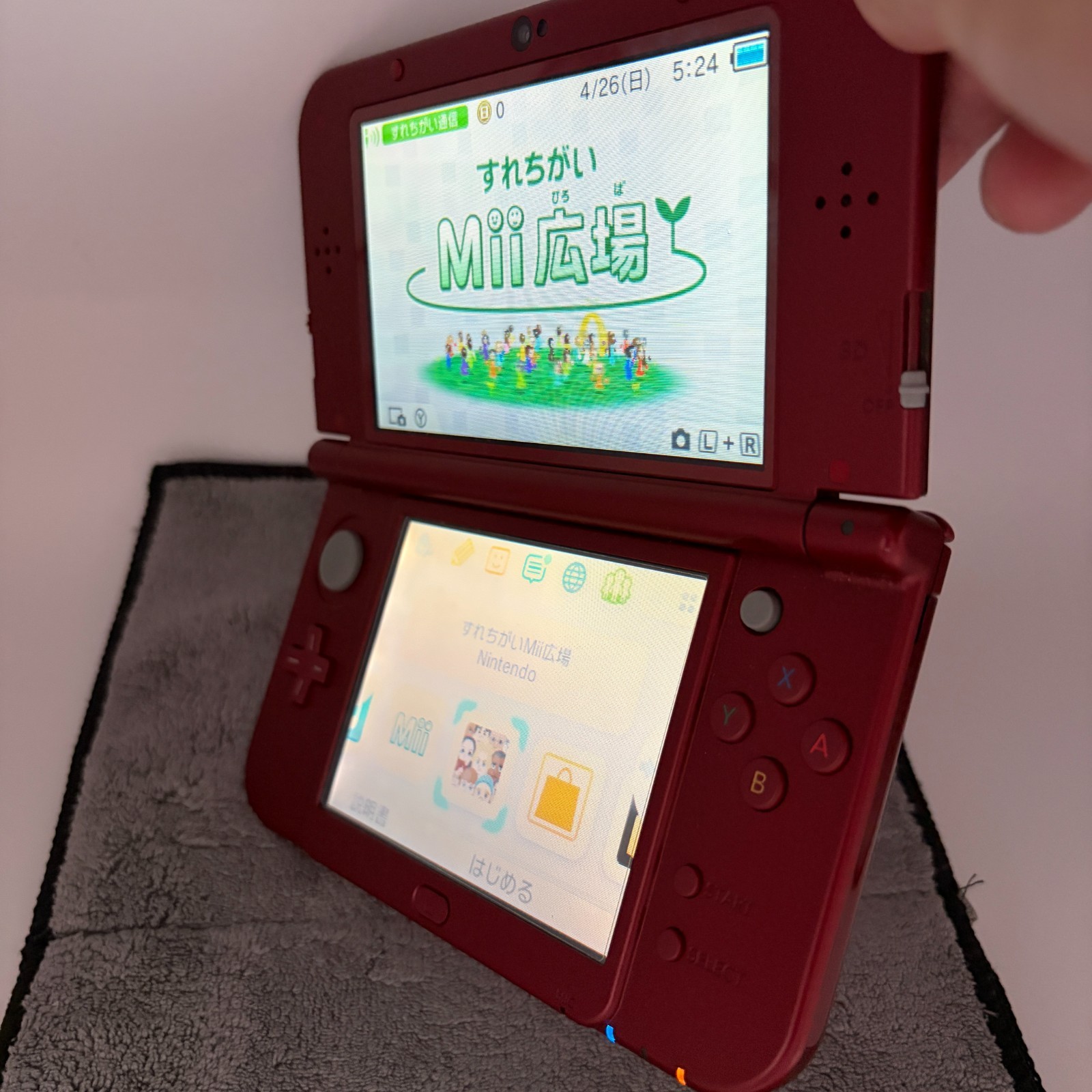 【Near Mint】TOP IPS Nintendo NEW 3DS LL XL Metallic Red Handheld Game Console