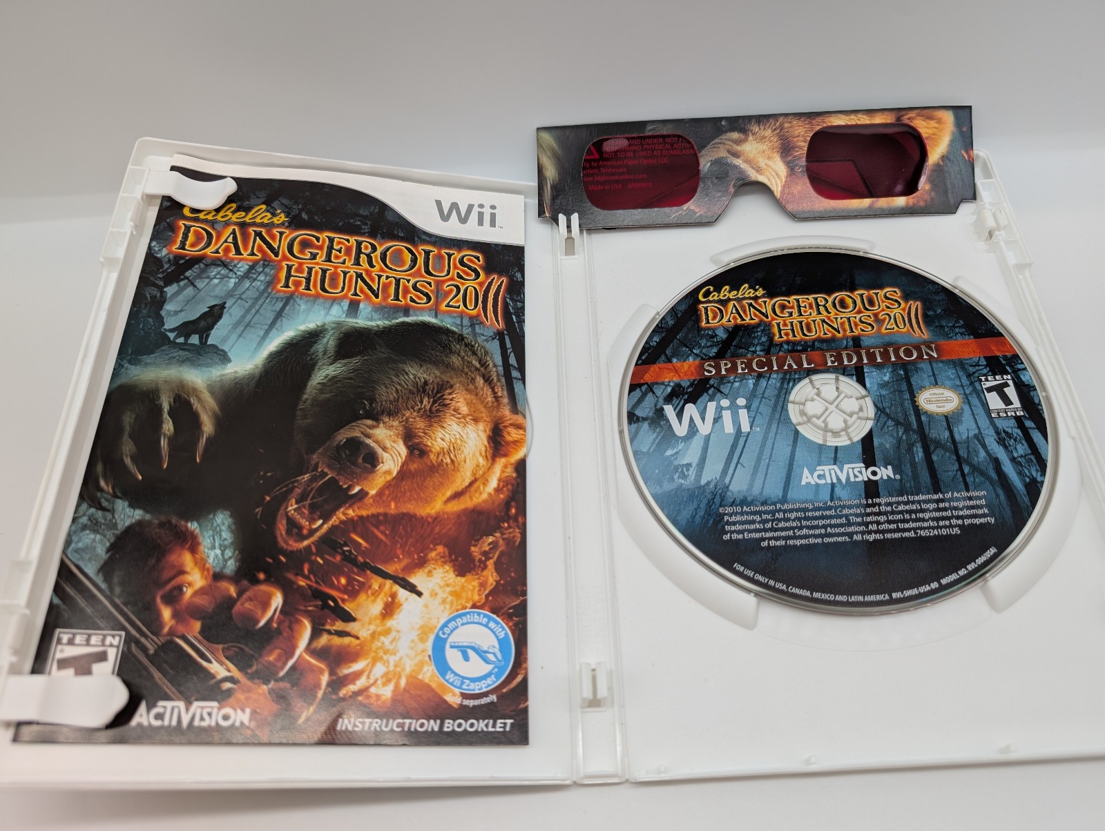 Cabelas Dangerous Hunts 2011 (Nintendo Wii) VERY GOOD W/MANUAL! SPECIAL EDITION