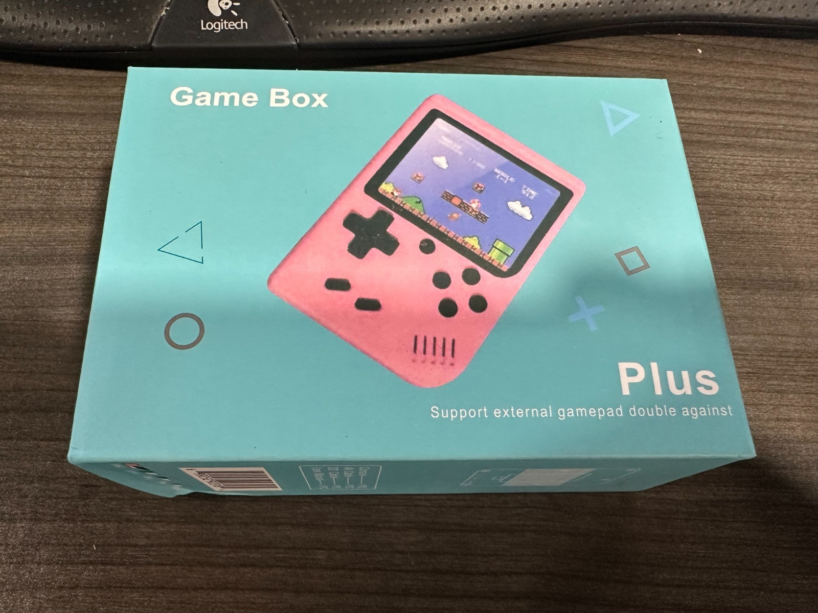 NEW Game Box Plus- Hand Held Retro Game System PINK with 400 Games
