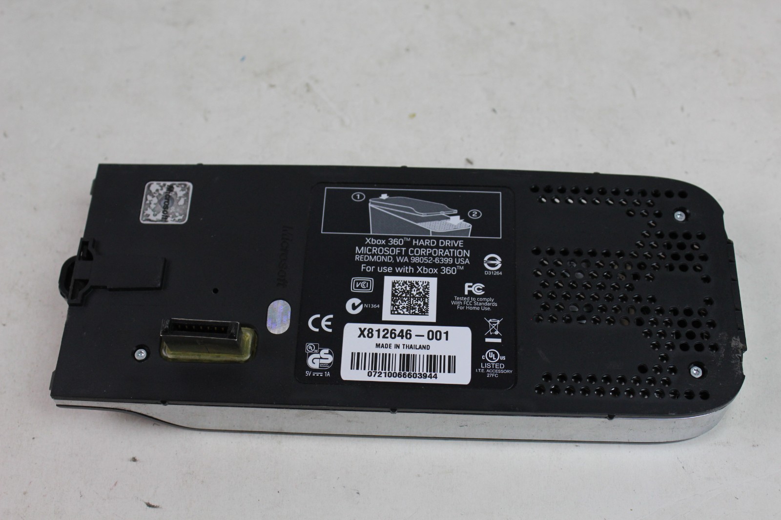 Microsoft Xbox 360 Elite 360 120GB HDD X812646-001 External Hard Drive oem genui