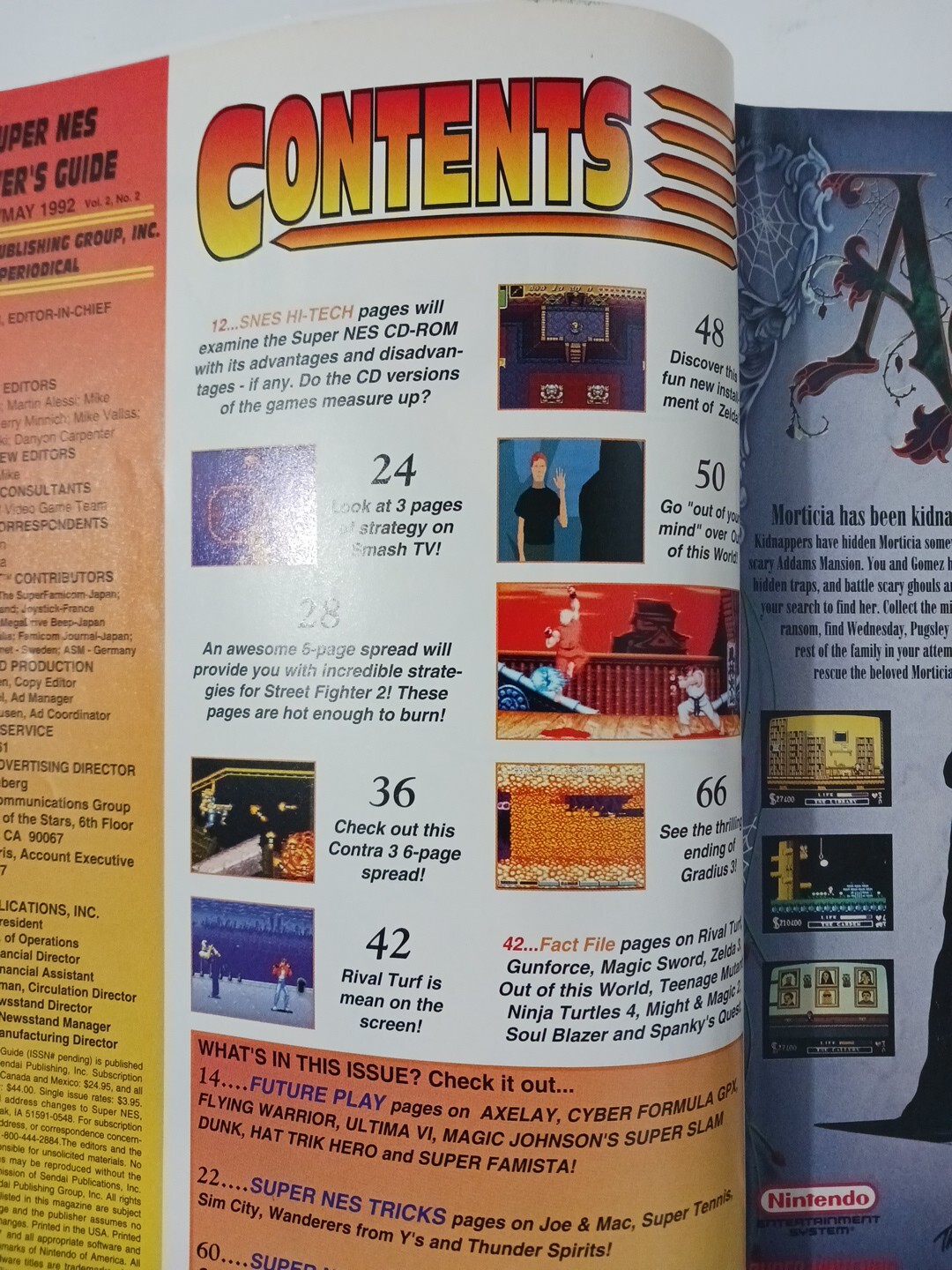 Super NES Buyer’s Guide May 1992 Vol.1 # 1 ,TMNT 4, Street Fighter II, Zelda 3