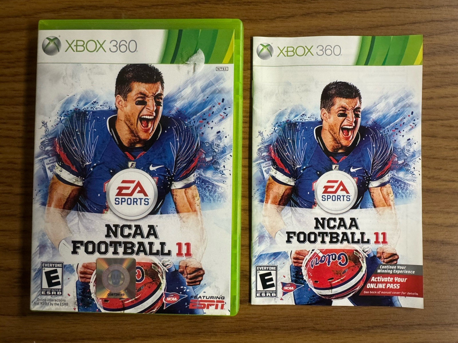 NCAA Football 10 11 12 13 (Microsoft Xbox 360, 2012) CIB Complete w/ Inserts