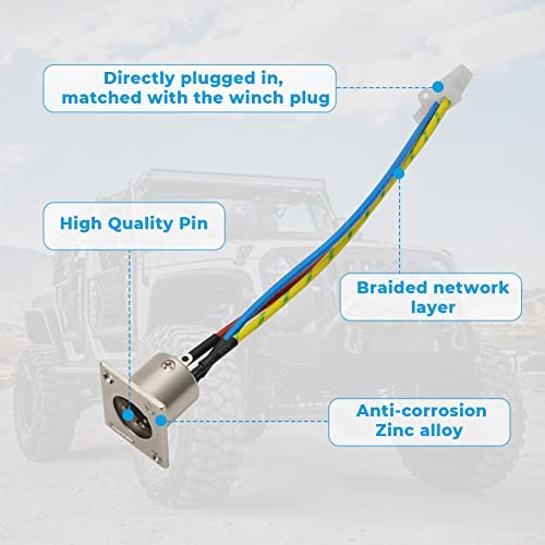 Winch Replacement Parts for Gen2 97495 97412 XRC 9500 Socket Connector Assembly