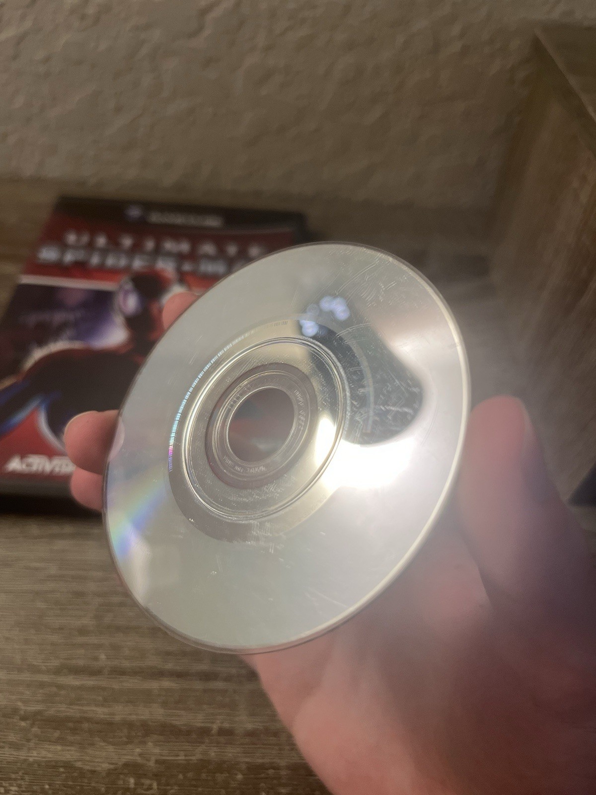 Ultimate Spider-Man (Nintendo GameCube, 2005) Disc Only Tested Replacement Cover