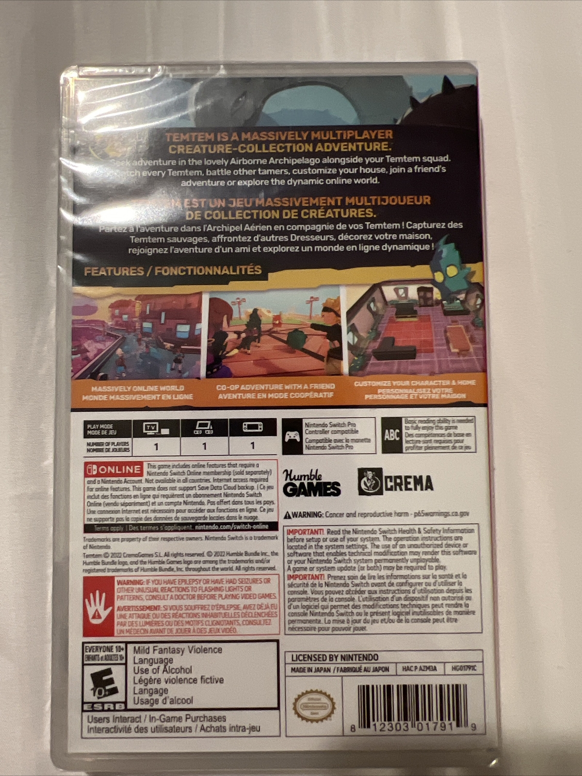 Temtem (Nintendo Switch, 2022) Sealed!!
