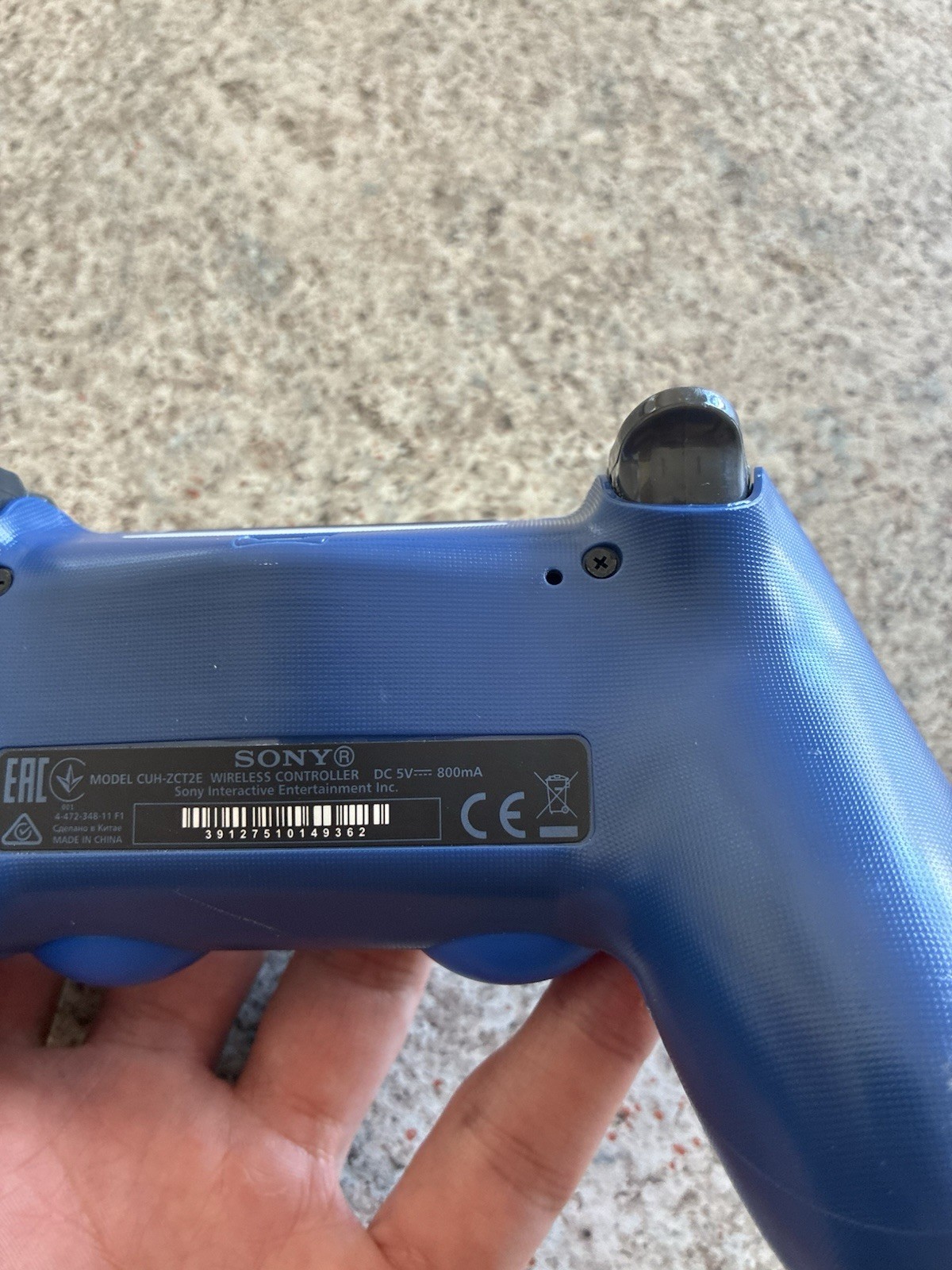 Sony Dualshock 4 OEM Wireless Controller CUHZCT2U – Blue (PS4) Parts Only Read