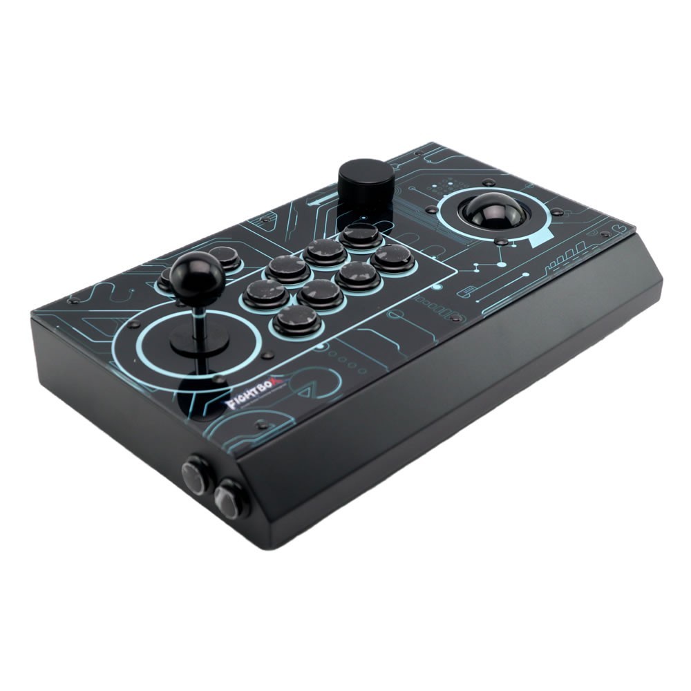 FightBox R10-PRO Arcade Fight Stick With Trackball&Spinner Retro Game Controller