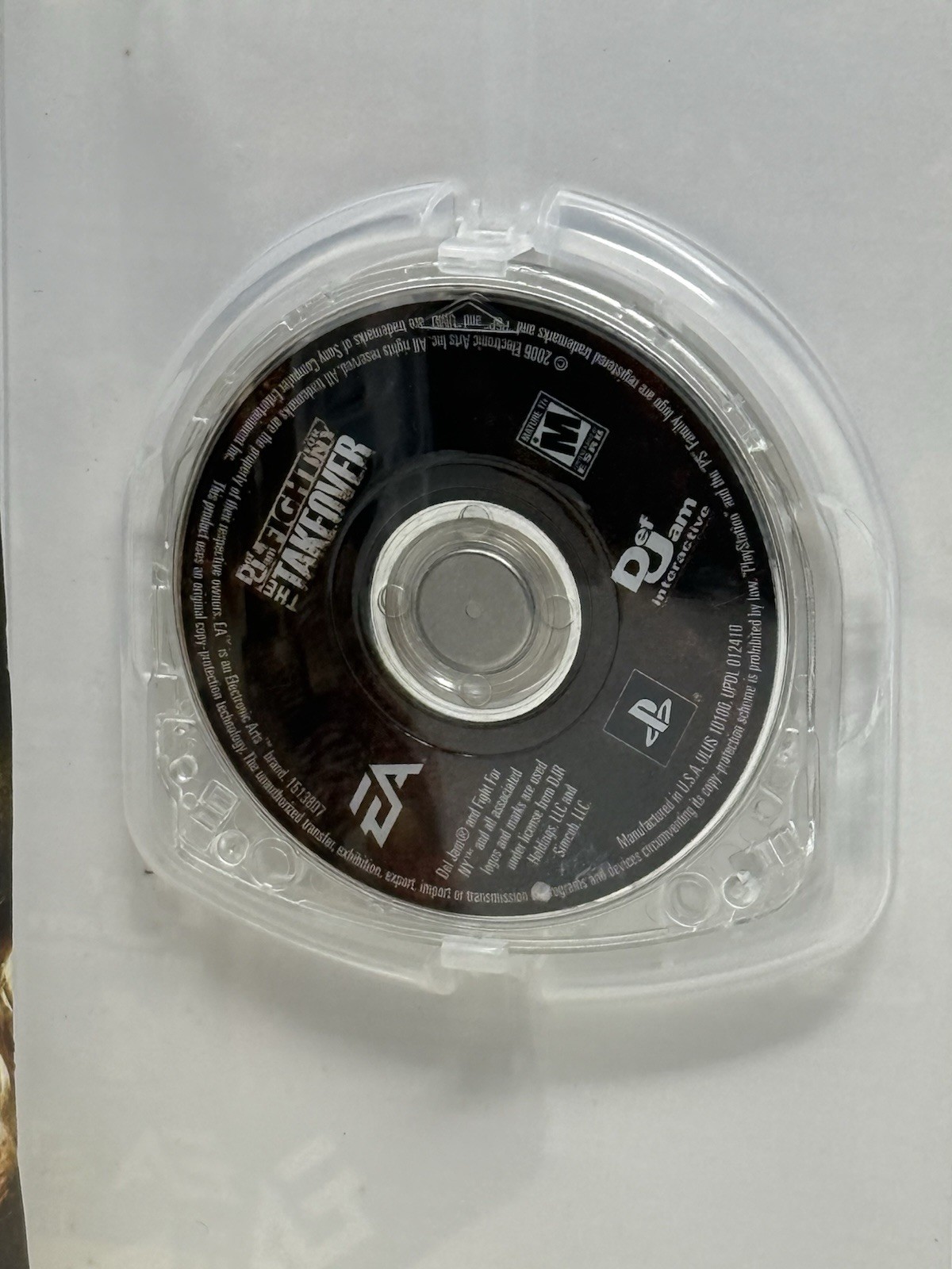 Def Jam Fight for NY The Takeover PlayStation Portable PSP Complete CIB Tested