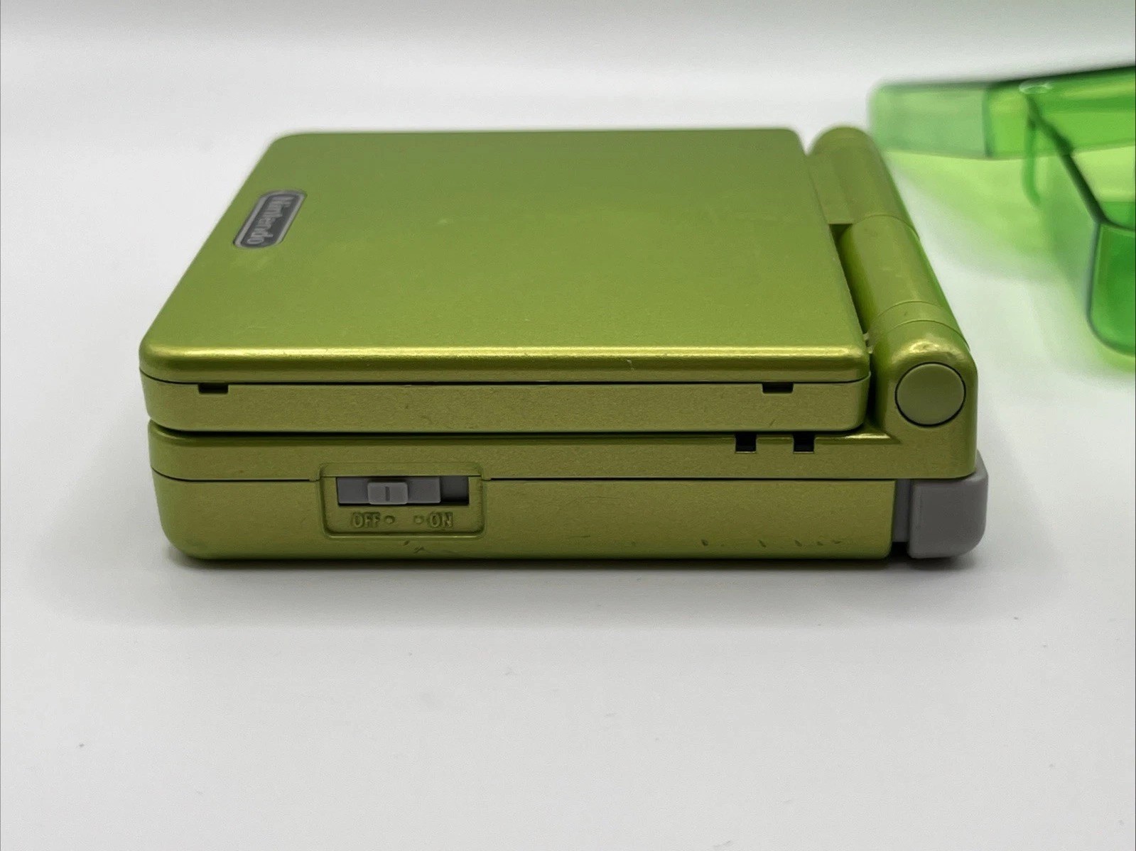 Nintendo Game Boy Advance SP Lime Green Edition W Charger – Case & Game
