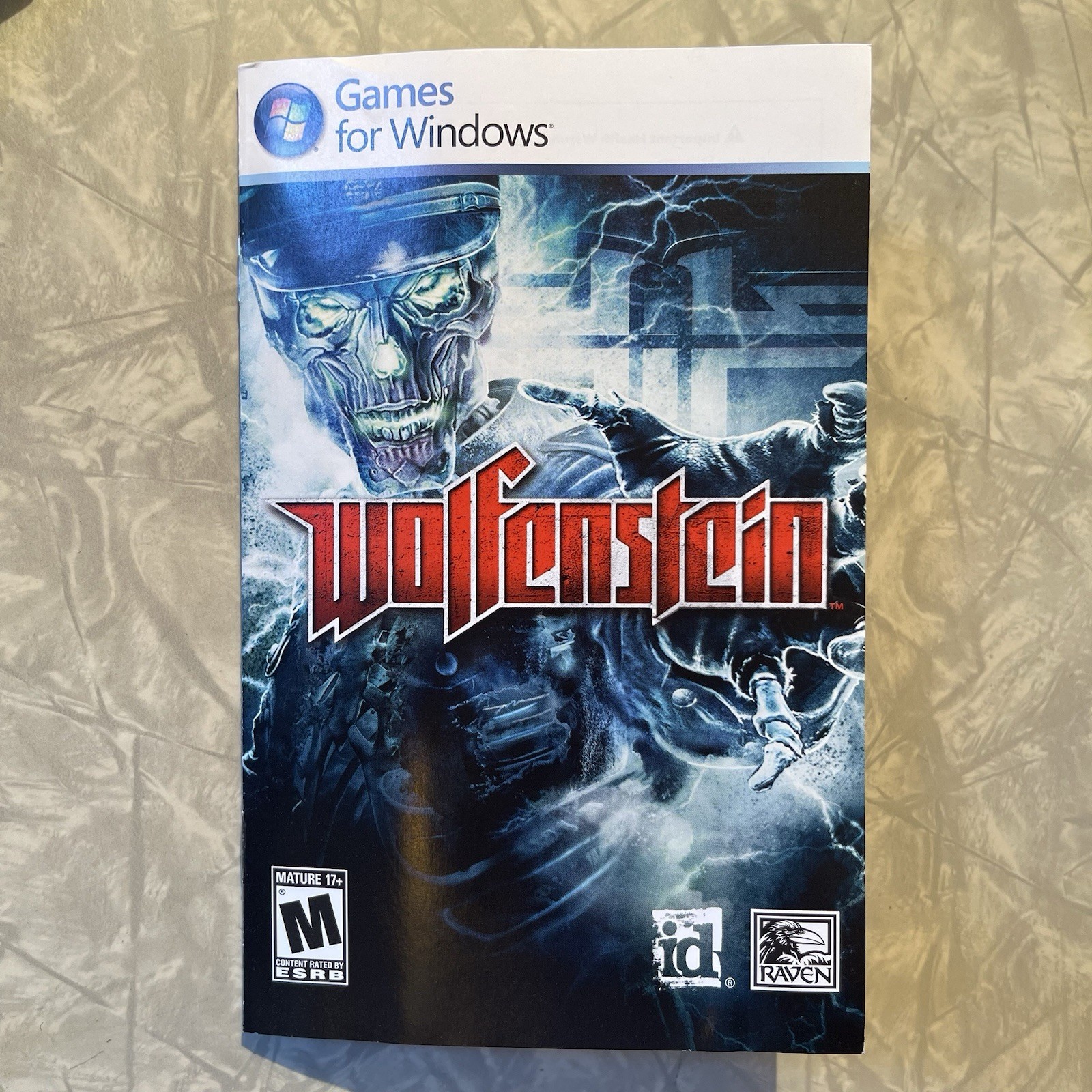 Wolfenstein (2009) PC DVD Games For Windows + Manual 33305