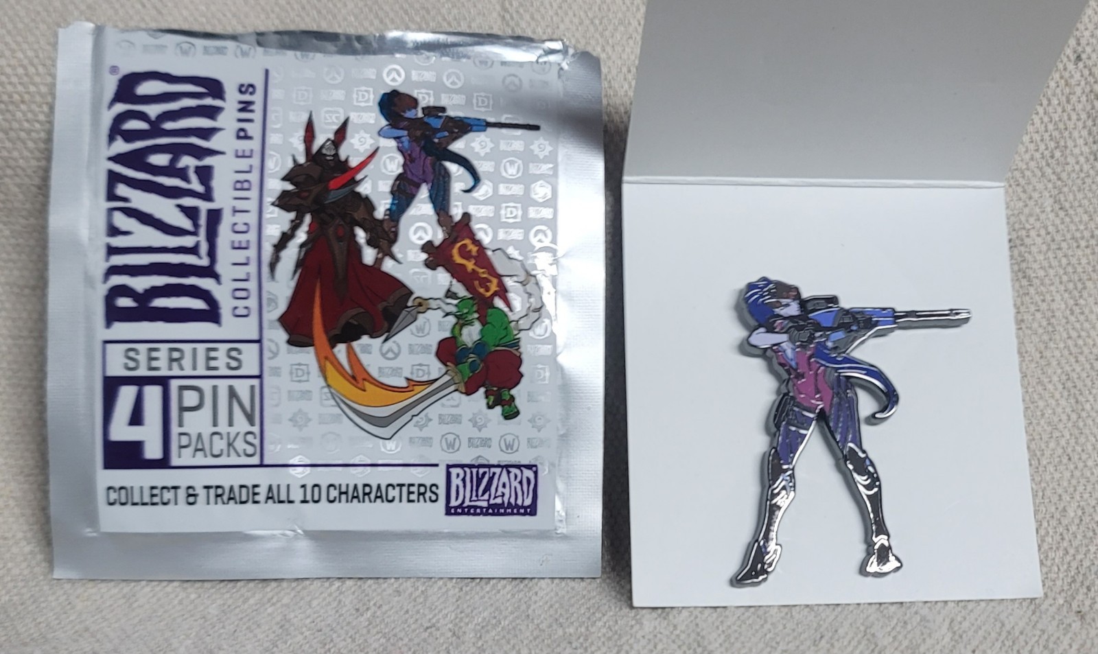 Widowmaker Overwatch | Blizzard Collectible Pin Series 4 | Color | Blizzcon 2017