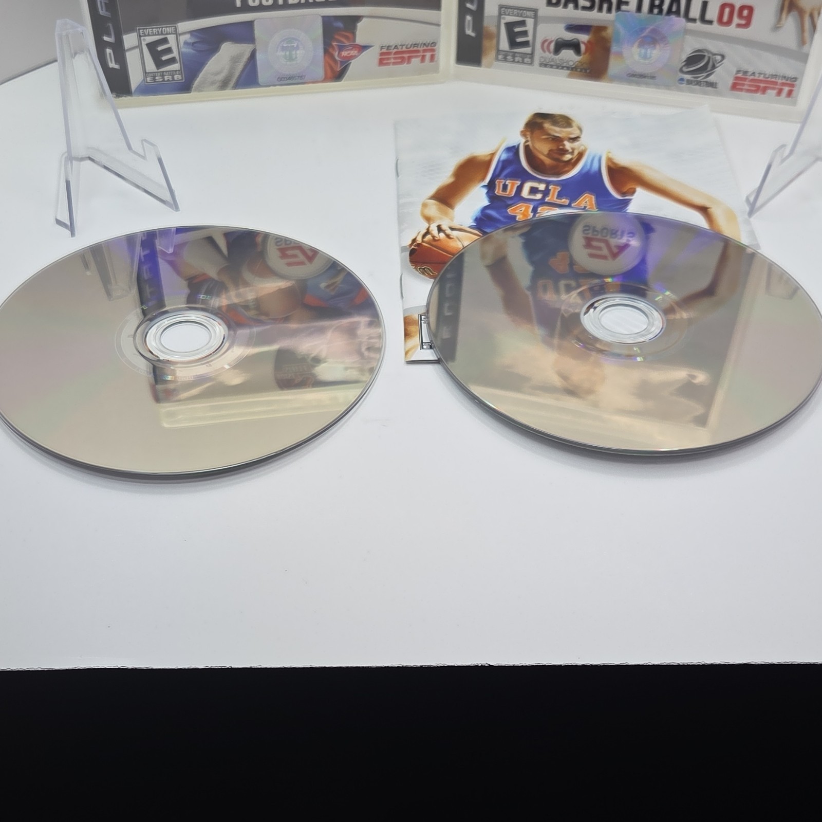 EA Sports NCAA 08 Football + NCAA Basketball 09 PS3 Sports Lot – TESTED
