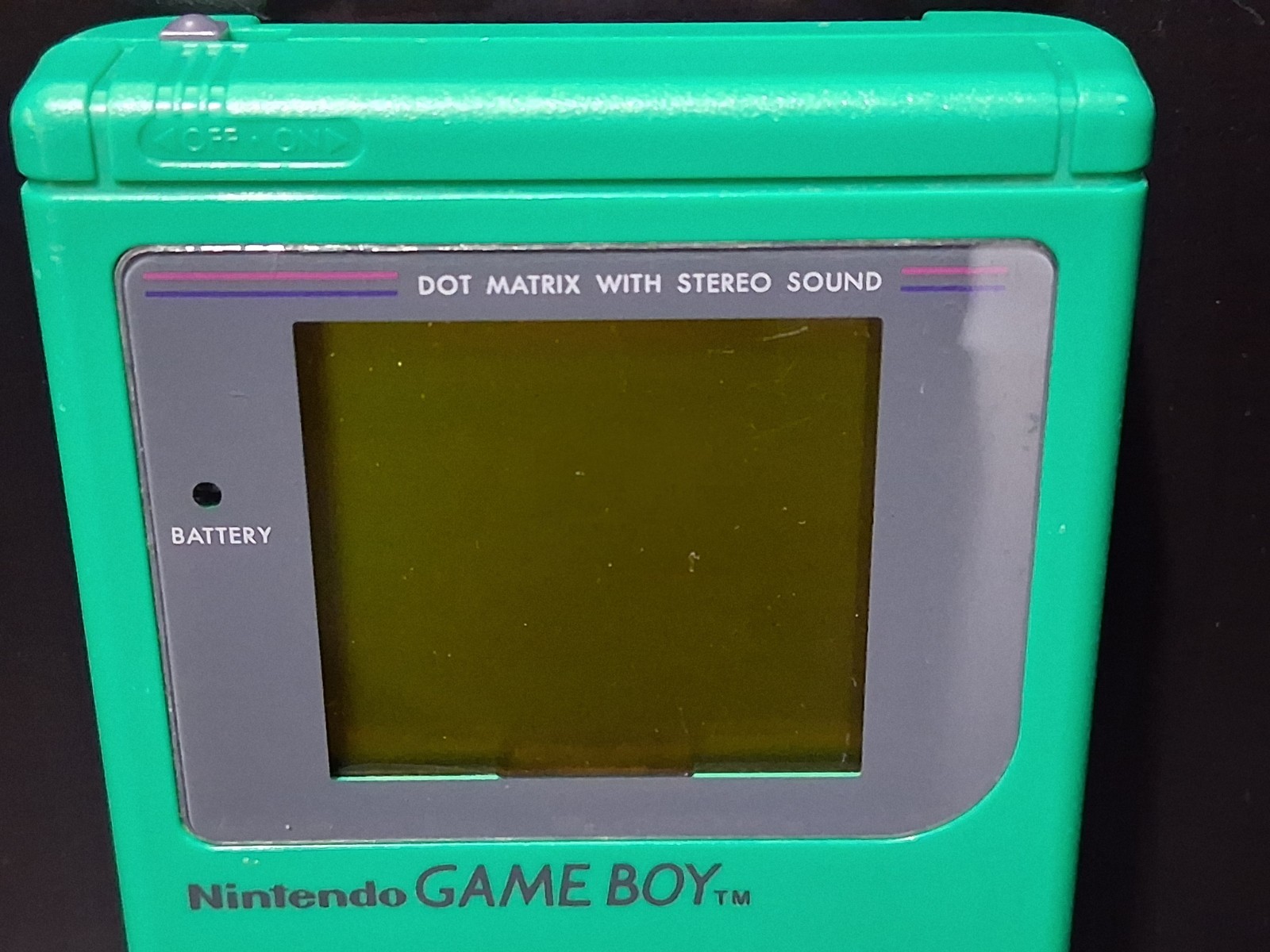 Nintendo GameBoy DMG – 01 Original Console Green Play It Loud Edition Authentic