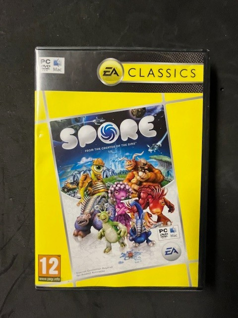 Spore Software Lot Galactic Adventures, Creature Creator, Spore – PC/Mac