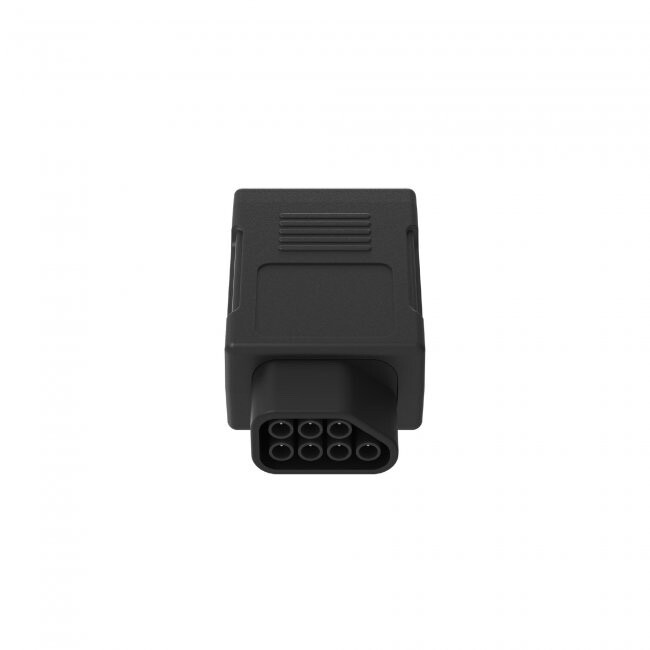 Receiver and USB ports for Retro-Bit Origin8 2.4 GHz Wireless Controller