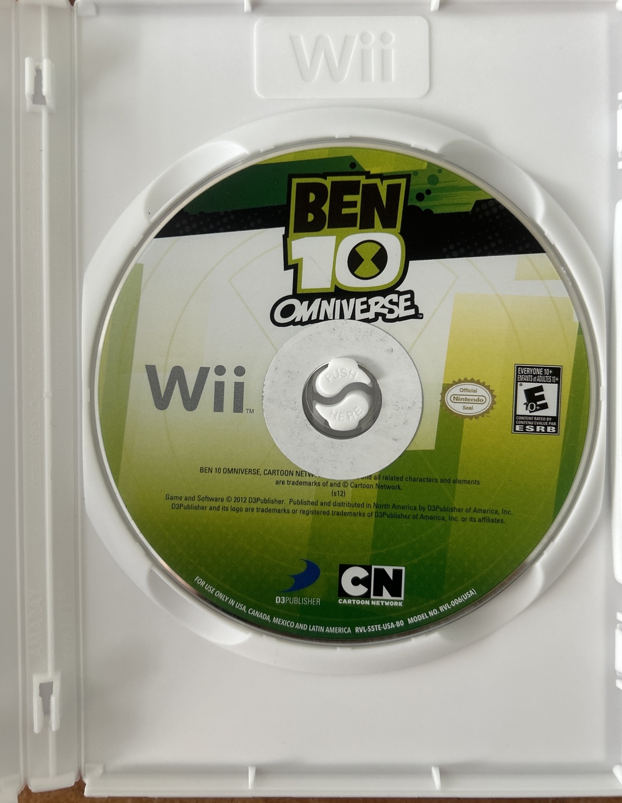 Ben 10: Omniverse (Nintendo Wii, 2012) Tested / No Manual / Replacement Insert