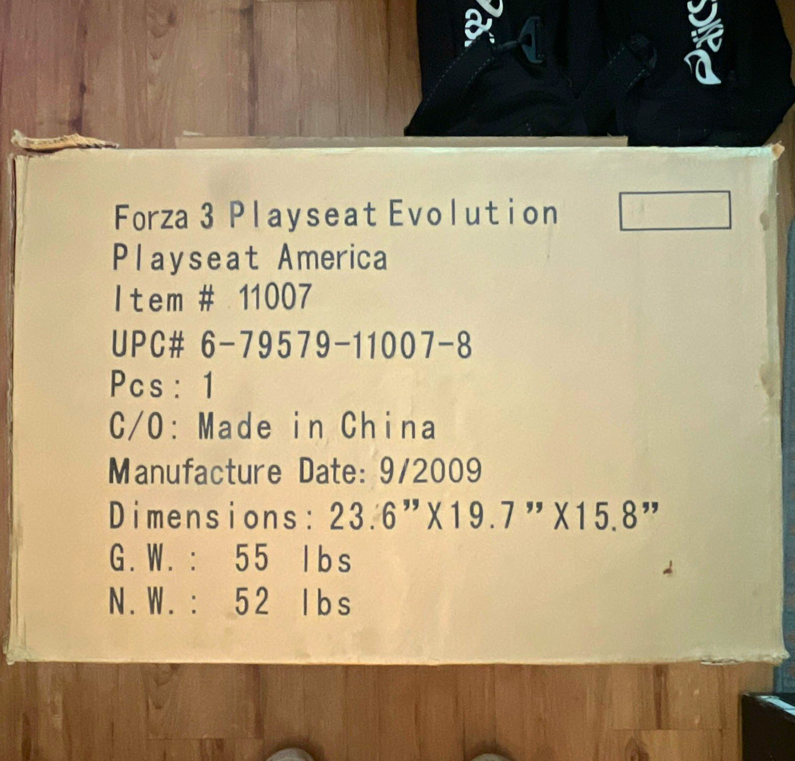 NIB Playseat Forza 3 Evolution Racing Seat for Forza Motorsport 3 MPN 11007