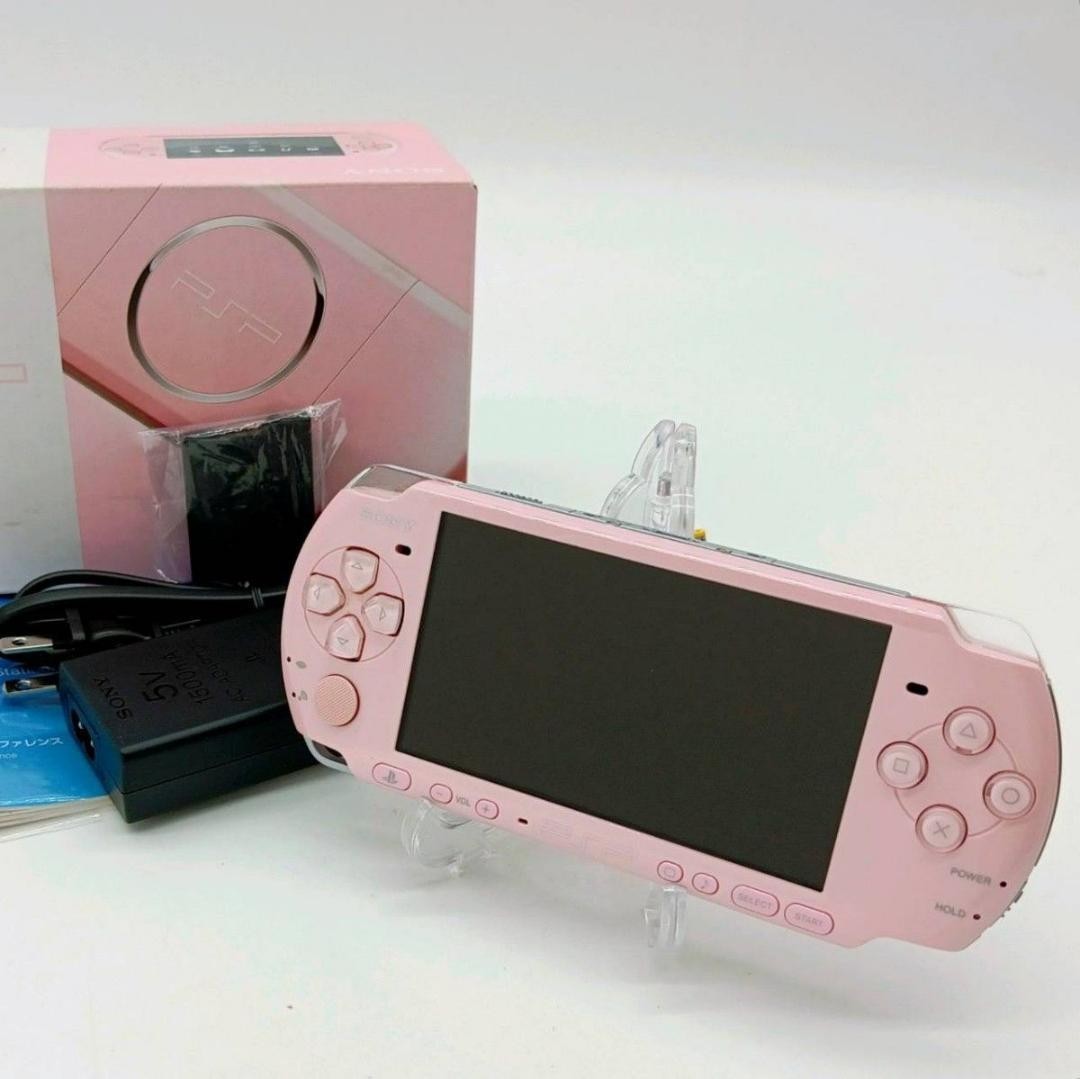 Excellent Sony PSP-3000 PSP 3000 Console Pink Region Free