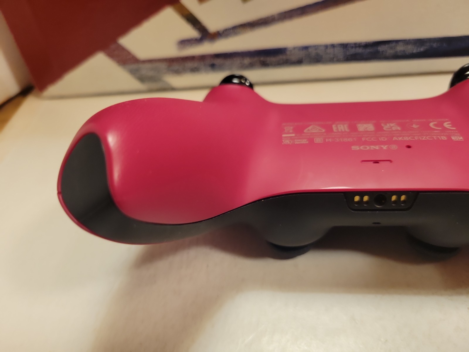 TMR Analogs Custom Cosmic Red Ps5 Sony DualSense Wireless Controller