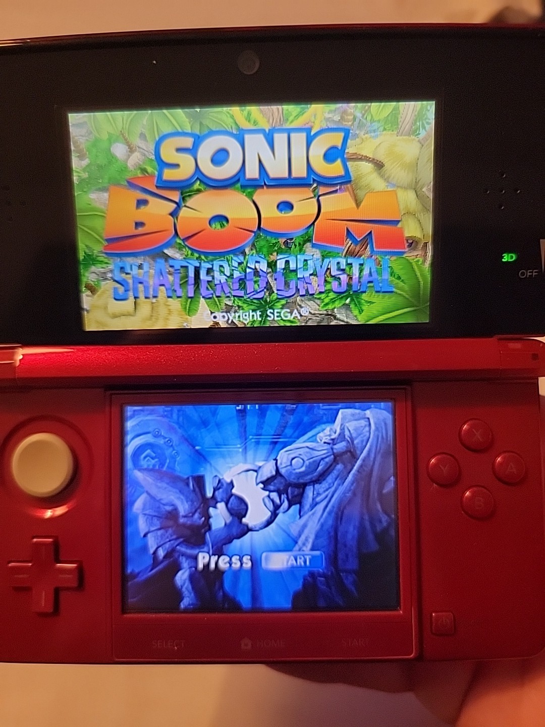 Sonic Boom: Shattered Crystal (Nintendo 3DS, 2014) Complete in Box ~ Tested