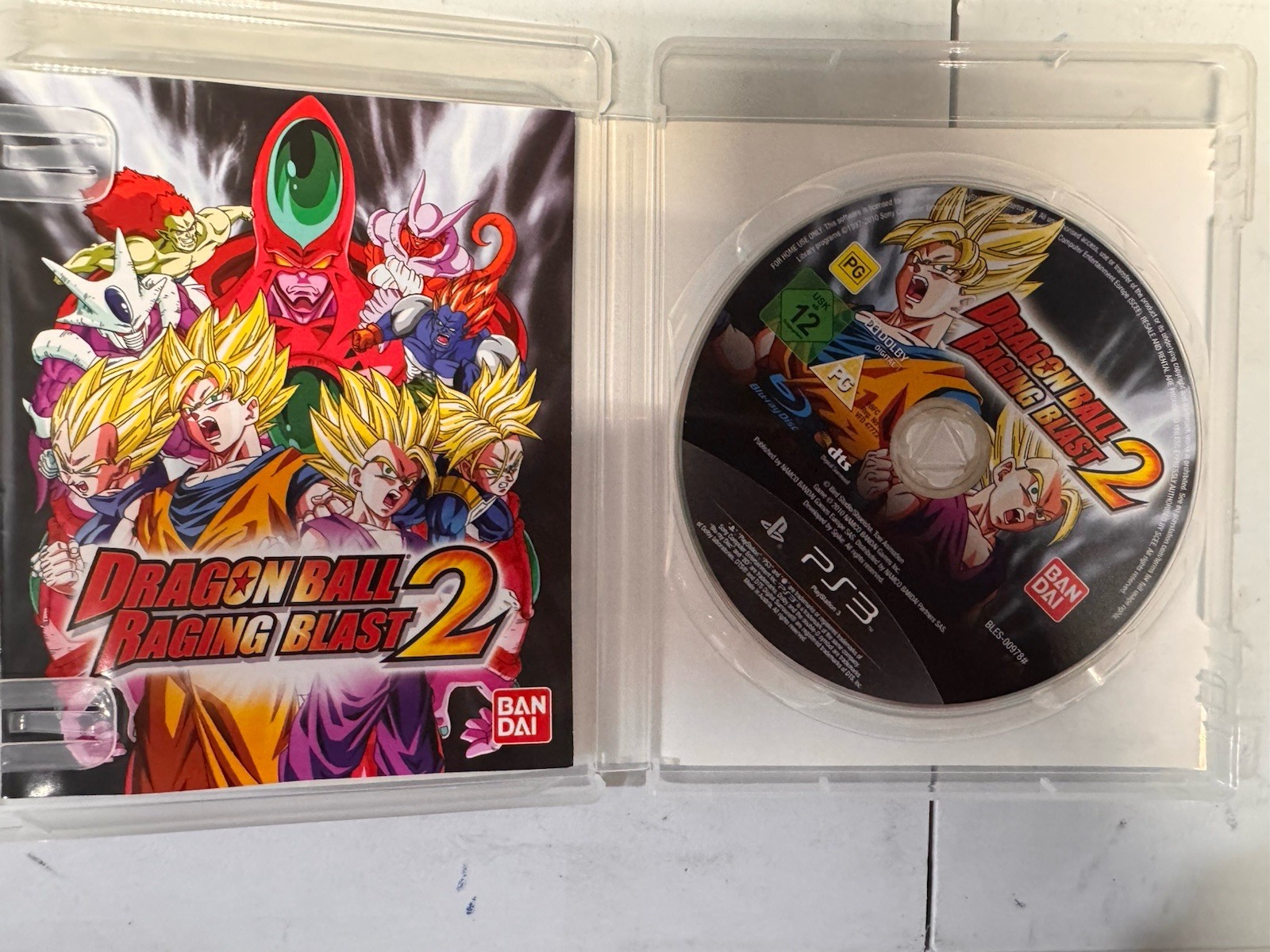 ps3 DRAGONBALL RAGING BLAST 2 Game (NI) + SOUNDTRACK REGION FREE PAL Dragon Ball