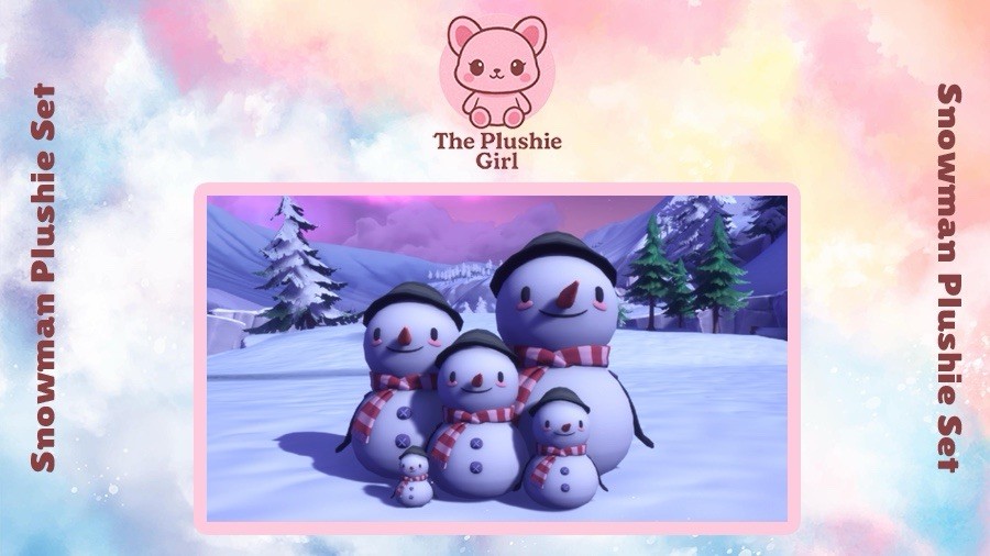 Snowman Plushie Set – Palia