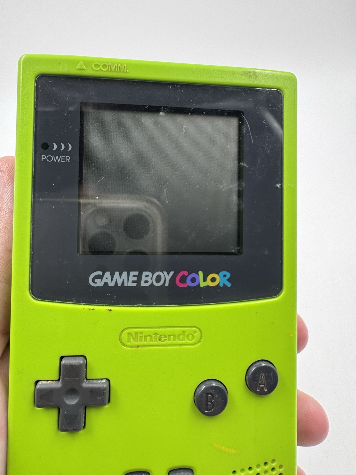 Nintendo Game Boy Color Kiwi Handheld System CGB-001 As-Is Works Read