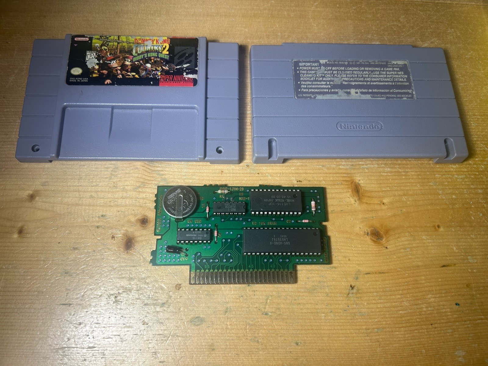 Donkey Kong Country 2 Diddy’s Kong Quest SNES Authentic Cartridge Tested S/Free