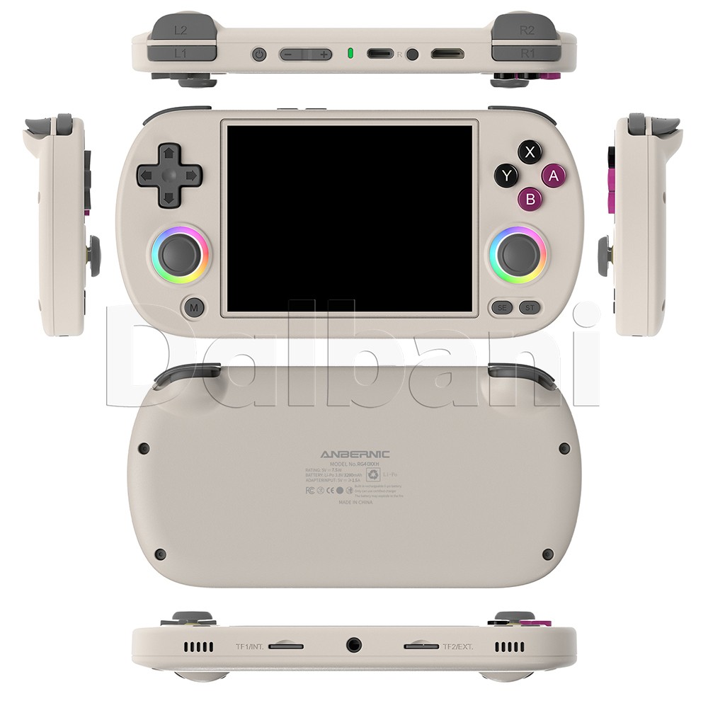 RG40XX H Gray handheld Game Console 4.0-inch IPS Screen 64G 5K+ Games