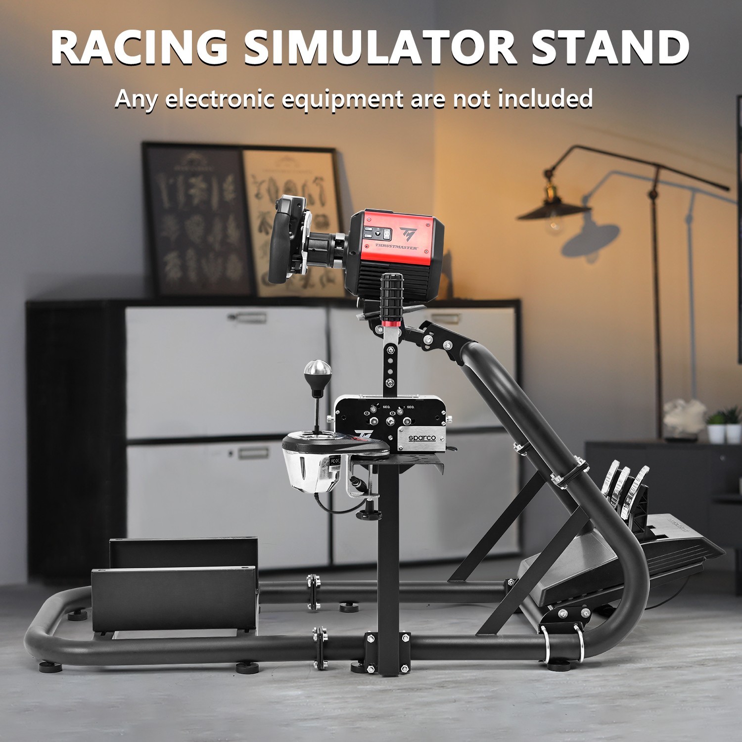 Marada Racing Sim Cockpit Wheel Stand Stable Fit Logitech G29 G920Thrustmaster