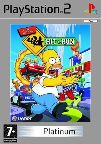 The Simpsons: Hit and Run (PS2) PEGI 7+ Racing: Car Expertly Refurbished Product