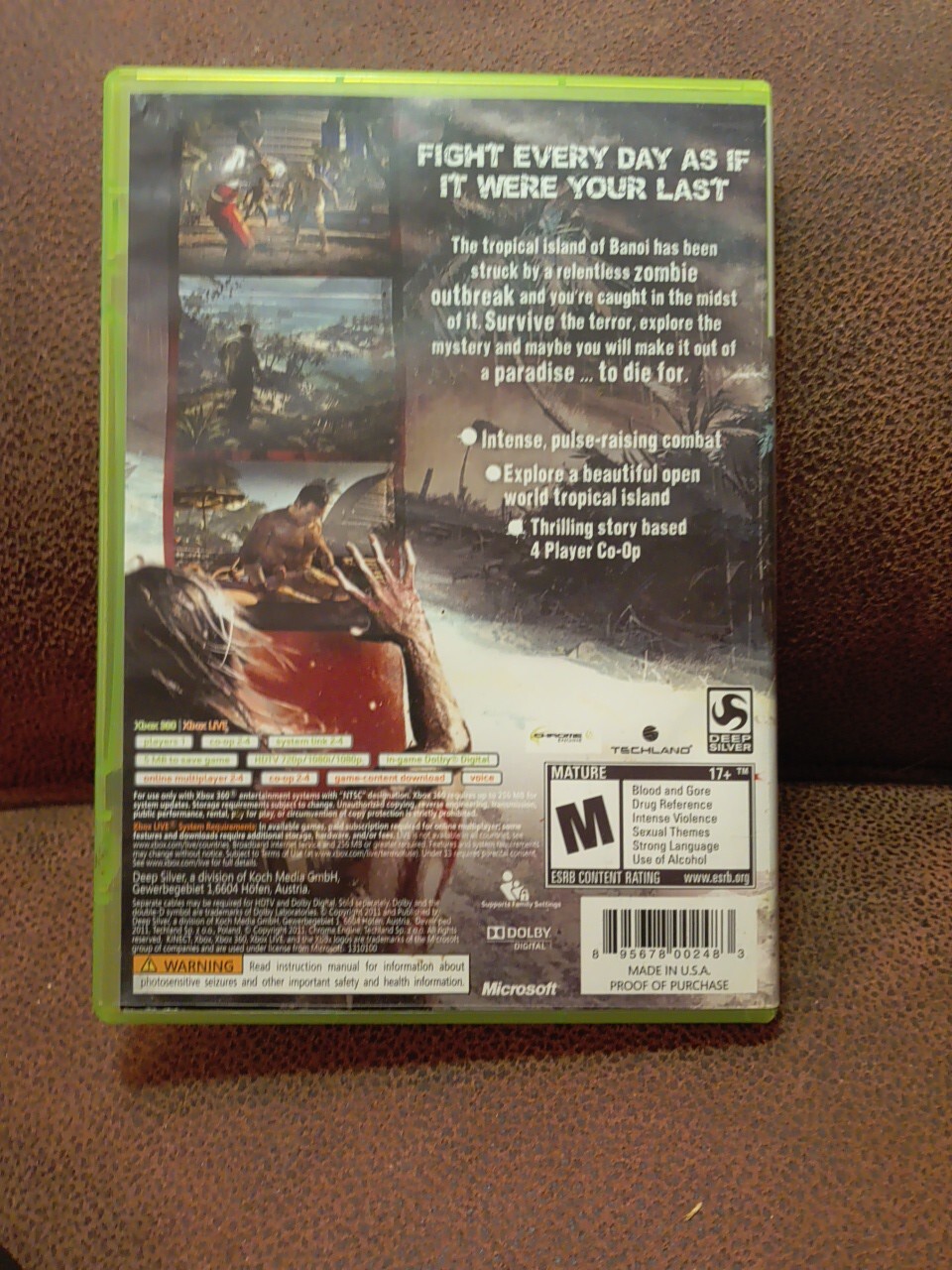 Dead Island: Riptide Xbox 360,
