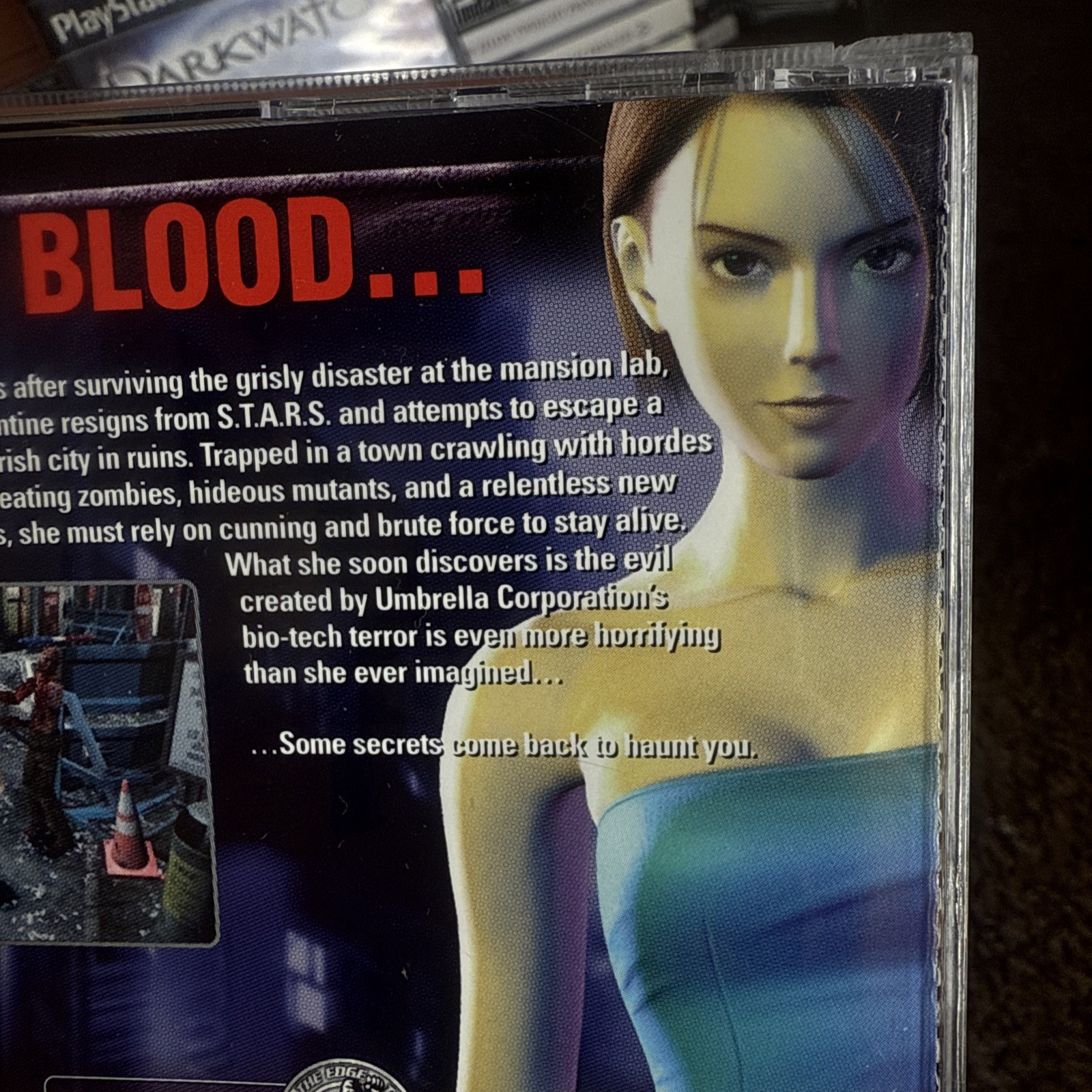Resident Evil 3 Nemesis PS1 PlayStation 1 Complete CIB & 2 MINT Condition Discs!